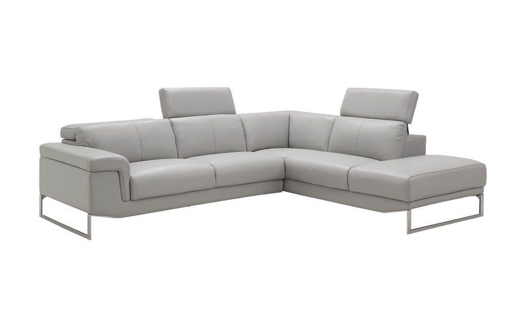 Athena Leather Right Hand Facing Sectional
