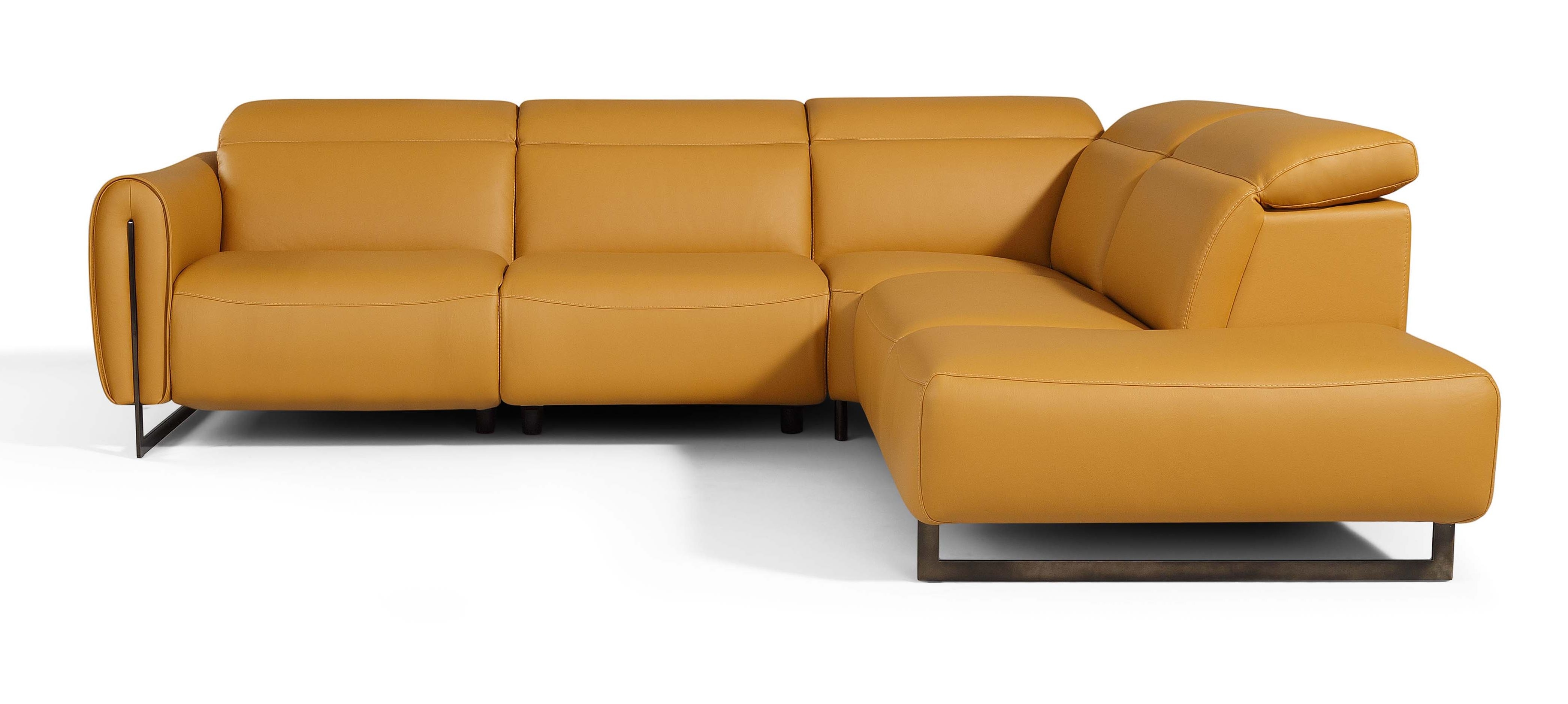 Atlante Leather Reclining Sectional Sofa Customizable