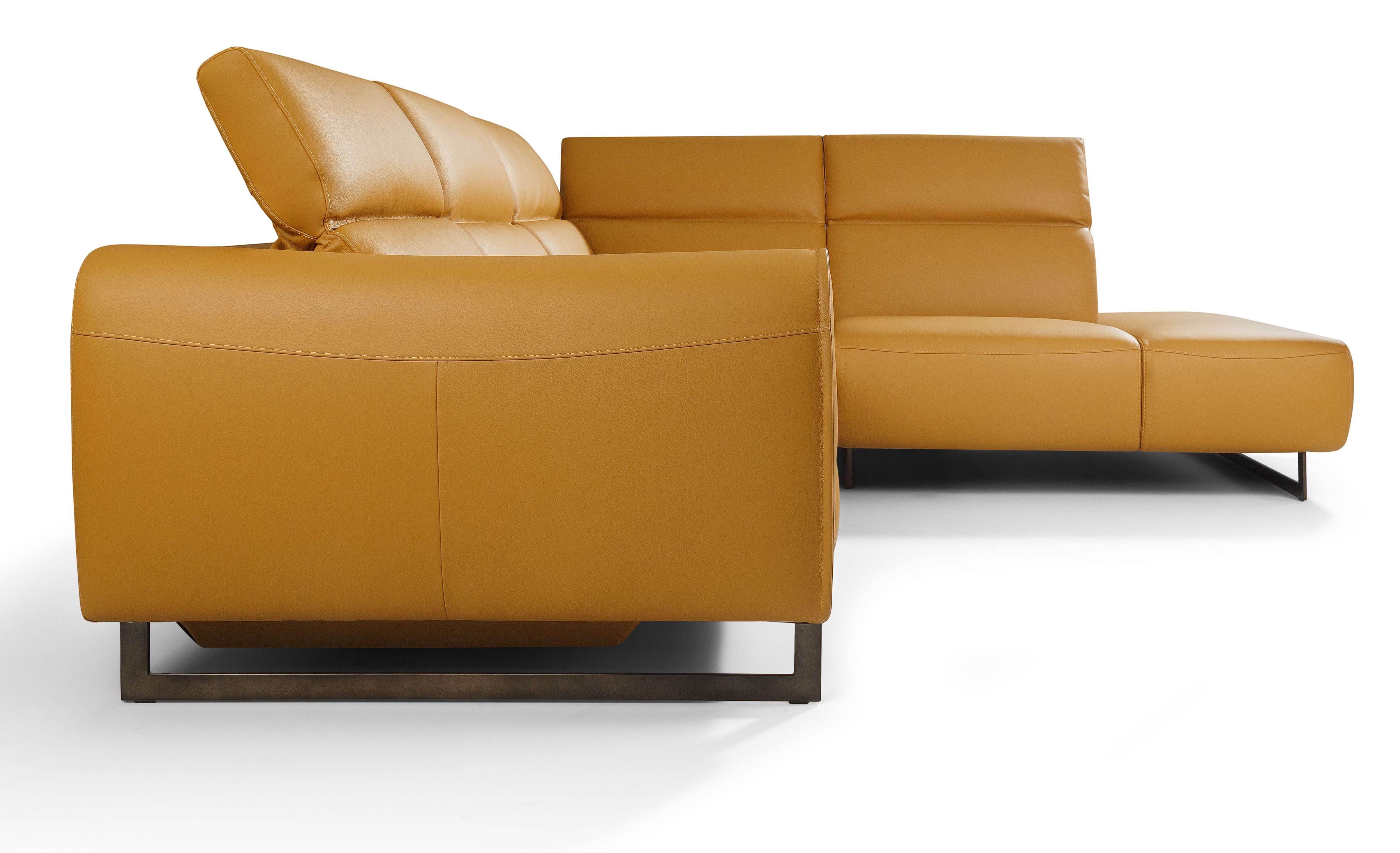 Atlante Leather Reclining Sectional Sofa Customizable