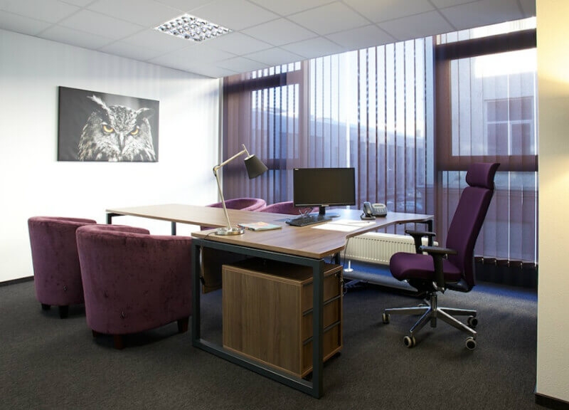 NARBUTAS Aura Executive Chair Office Setup