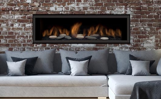 AUSTIN 65" Natural Gas Direct Vent Linear Fireplace