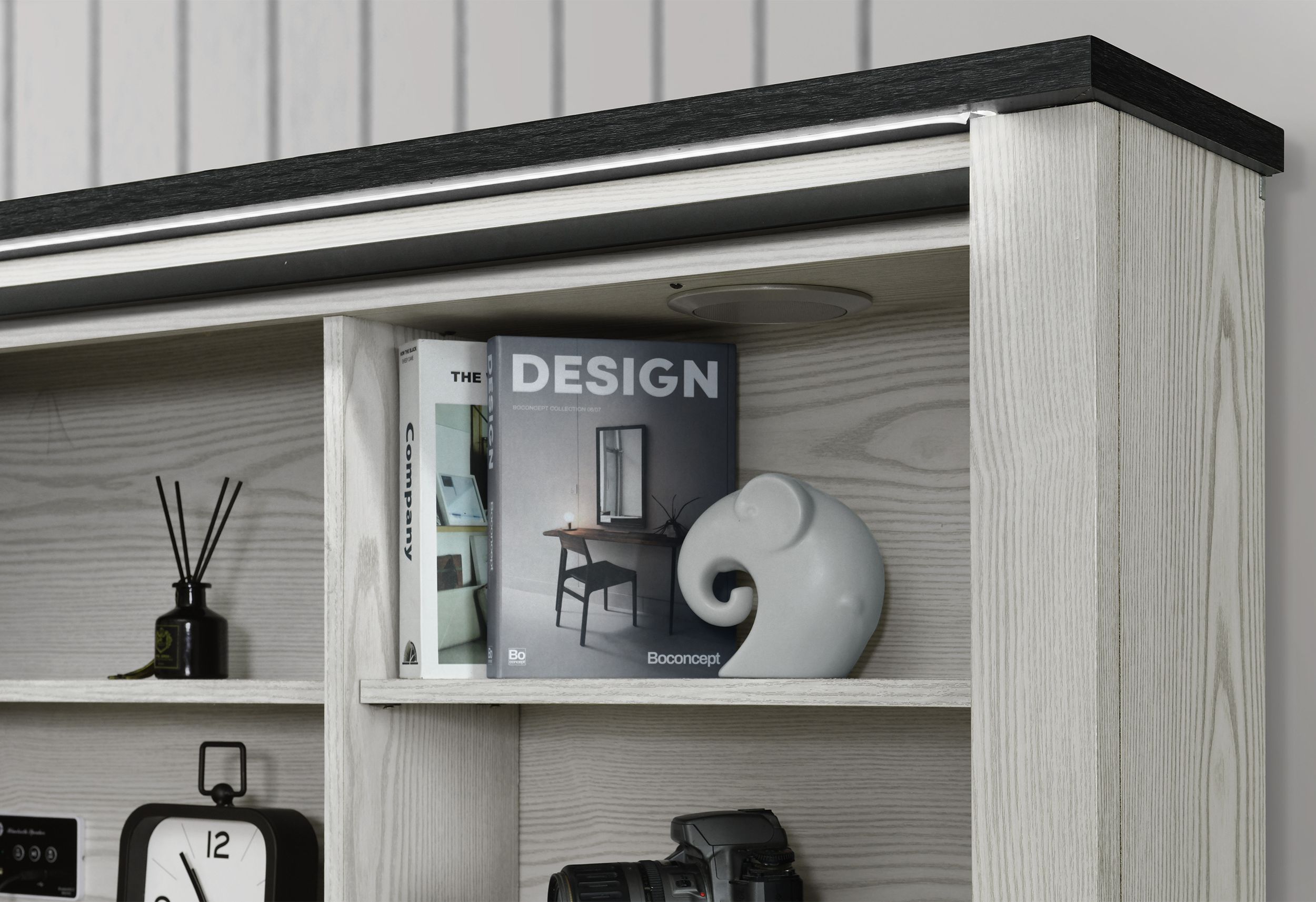 Ava King Size Panel Bed with LED and USB