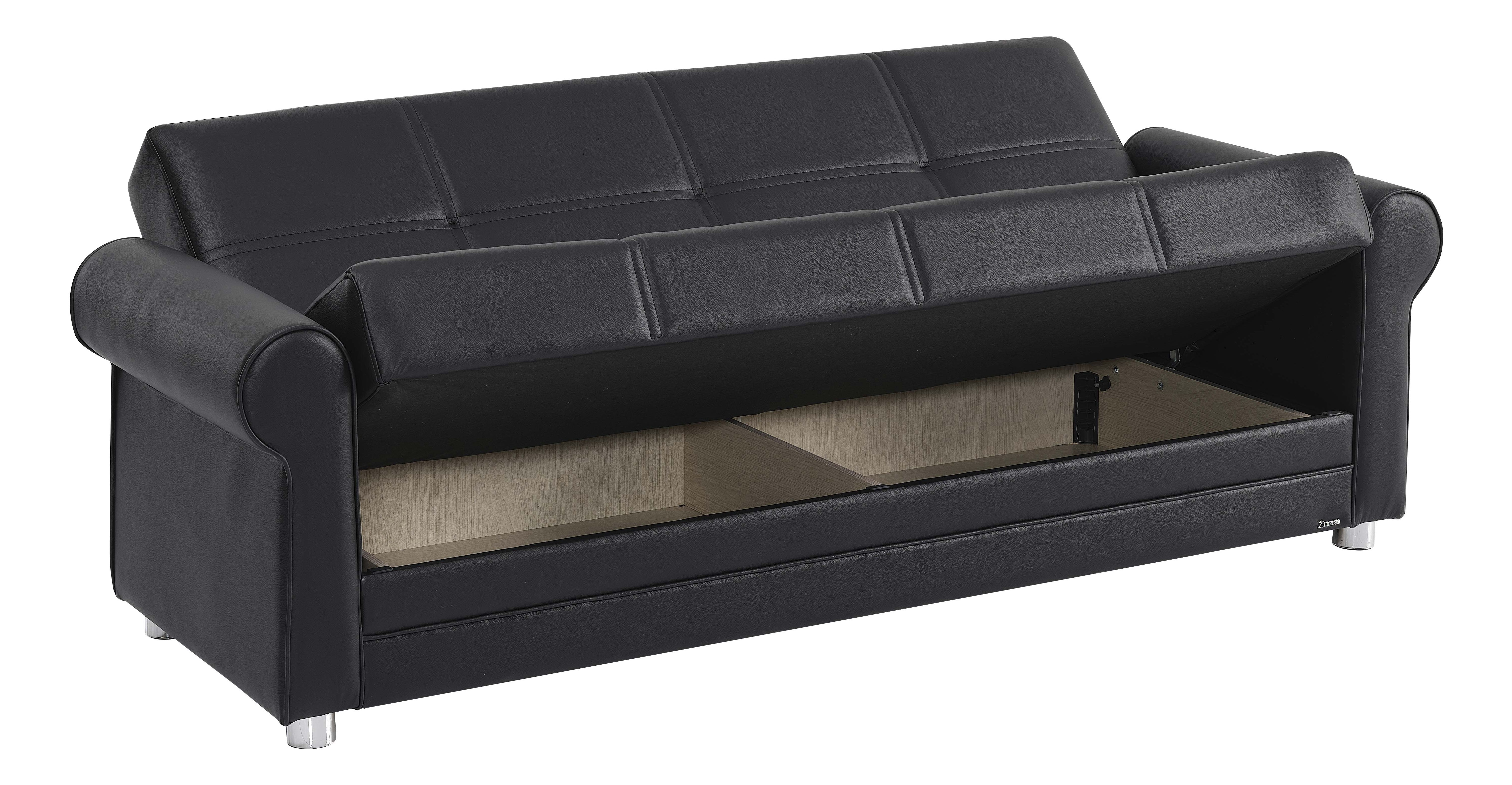Avalon New Leatherette Convertible Living Set