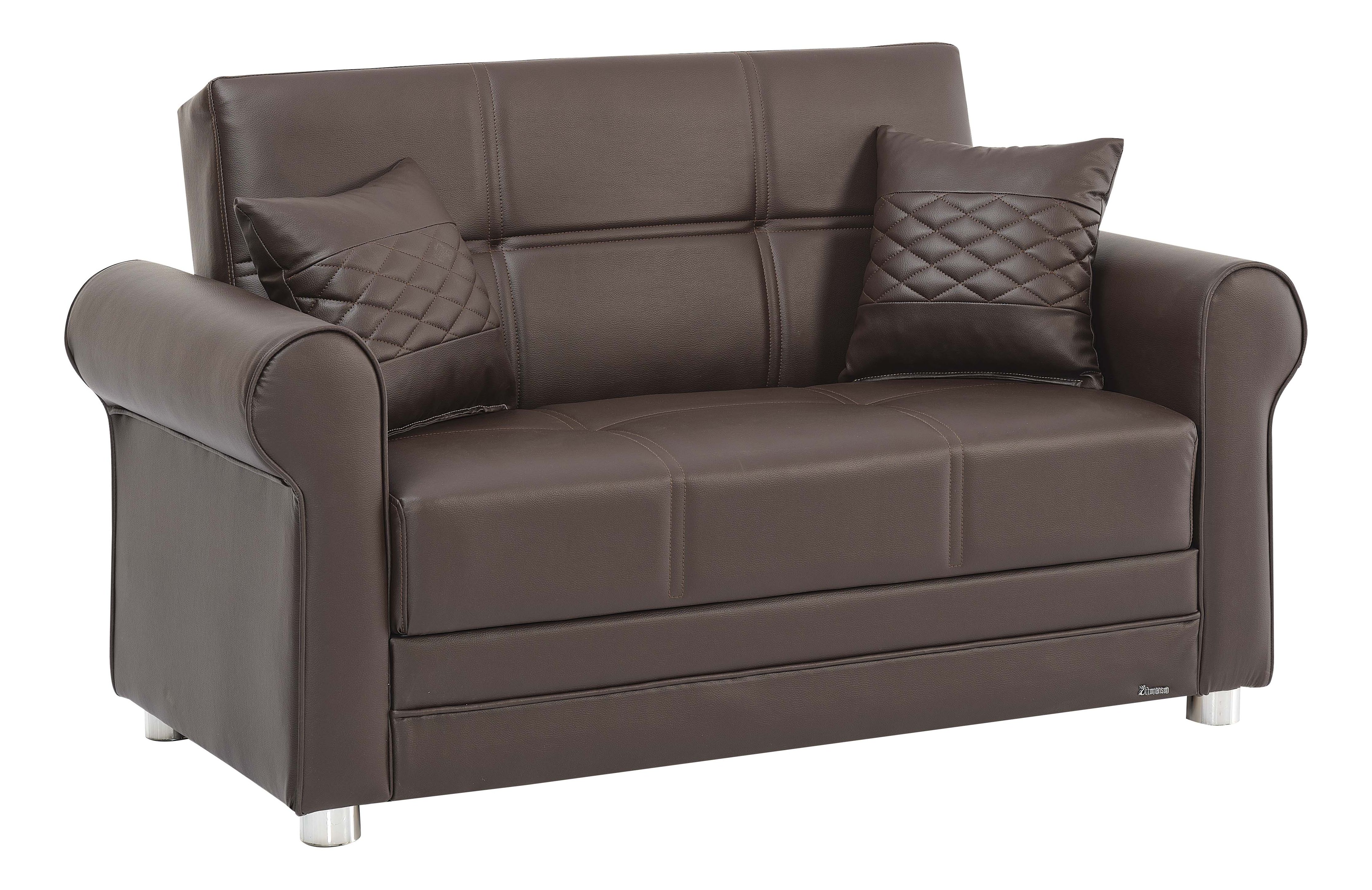 Avalon New Leatherette Convertible Living Set