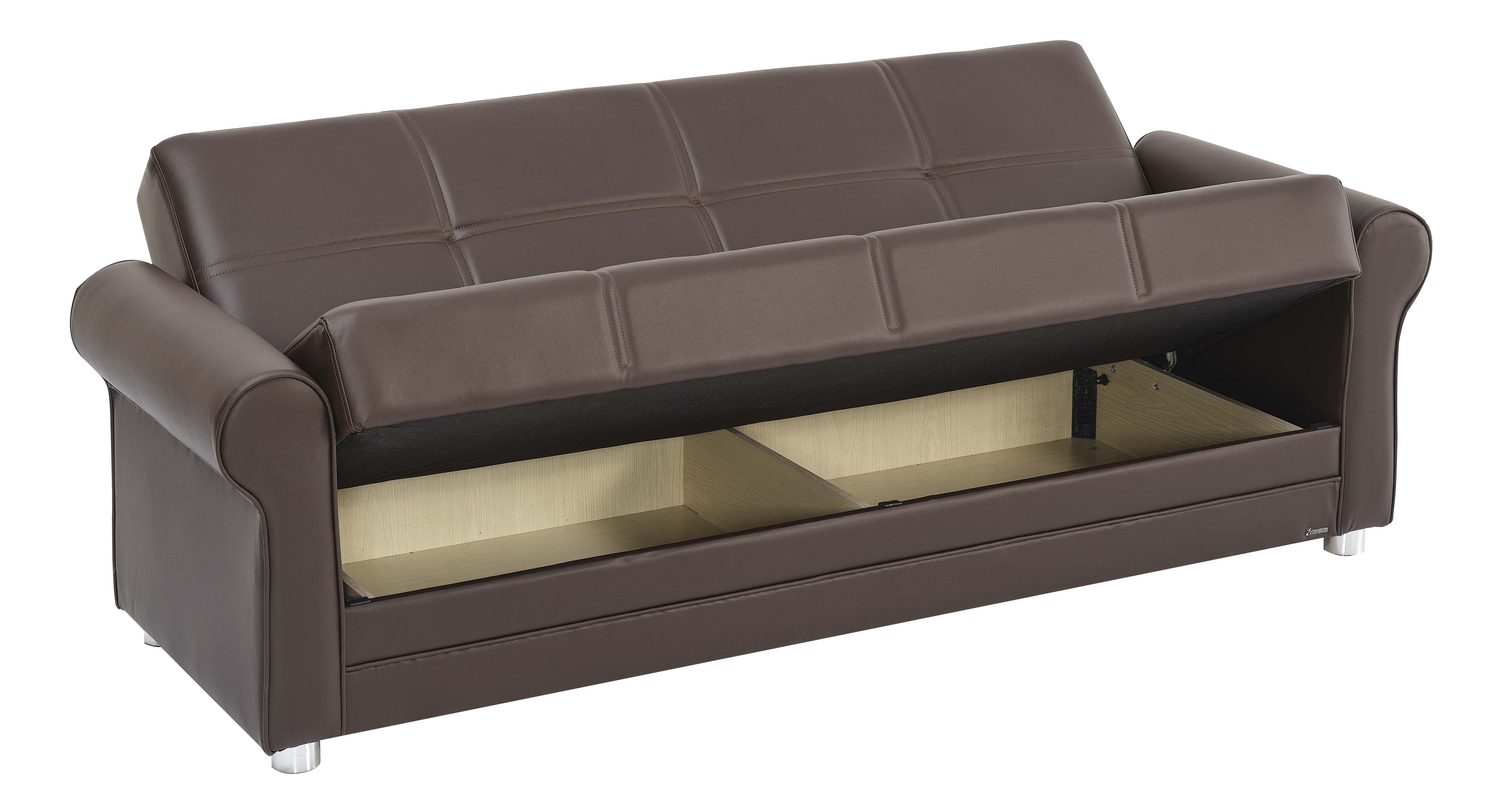 Avalon New Leatherette Convertible Living Set