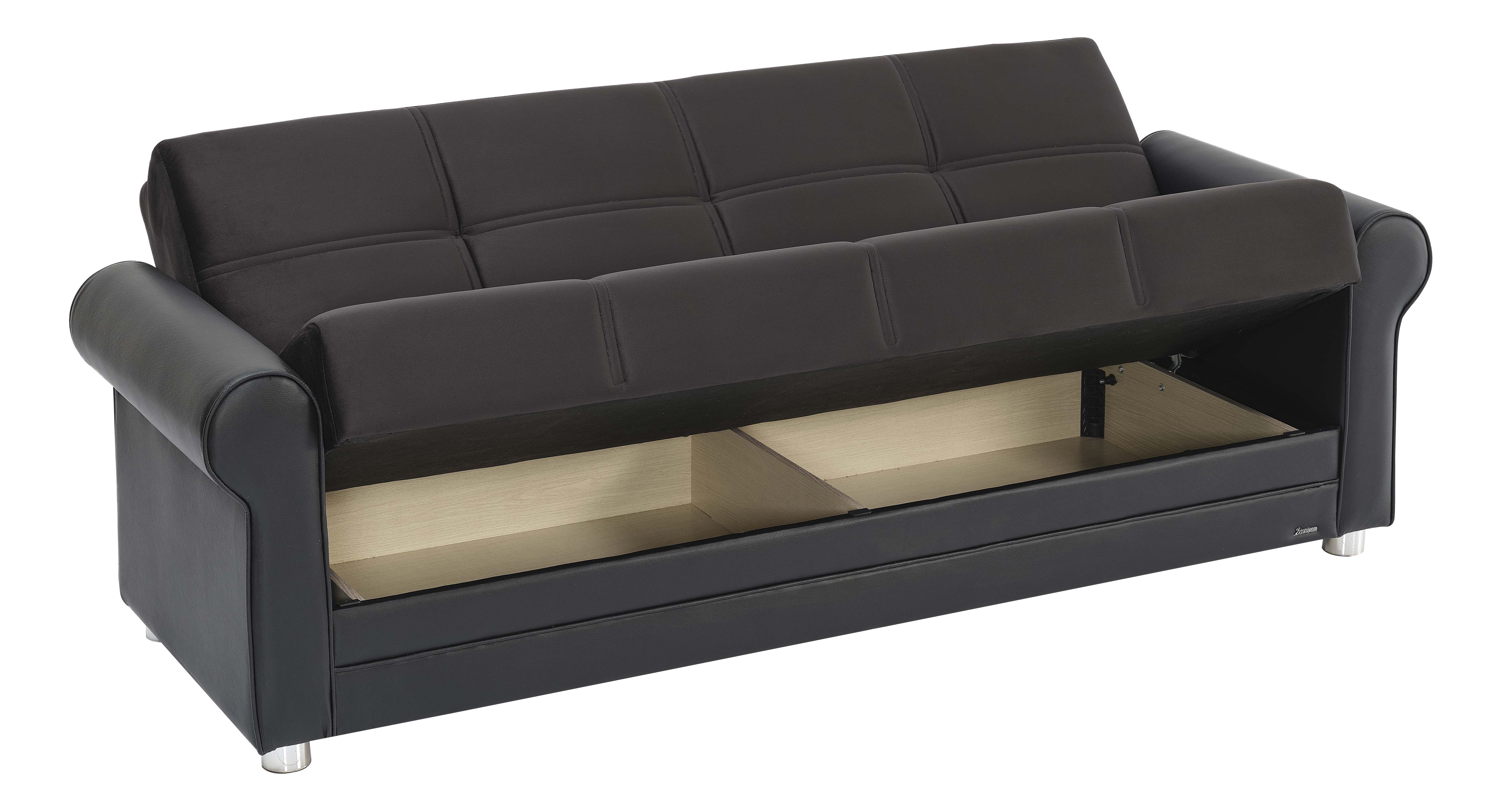 Avalon New Fabric/Leatherette Convertible Living Set