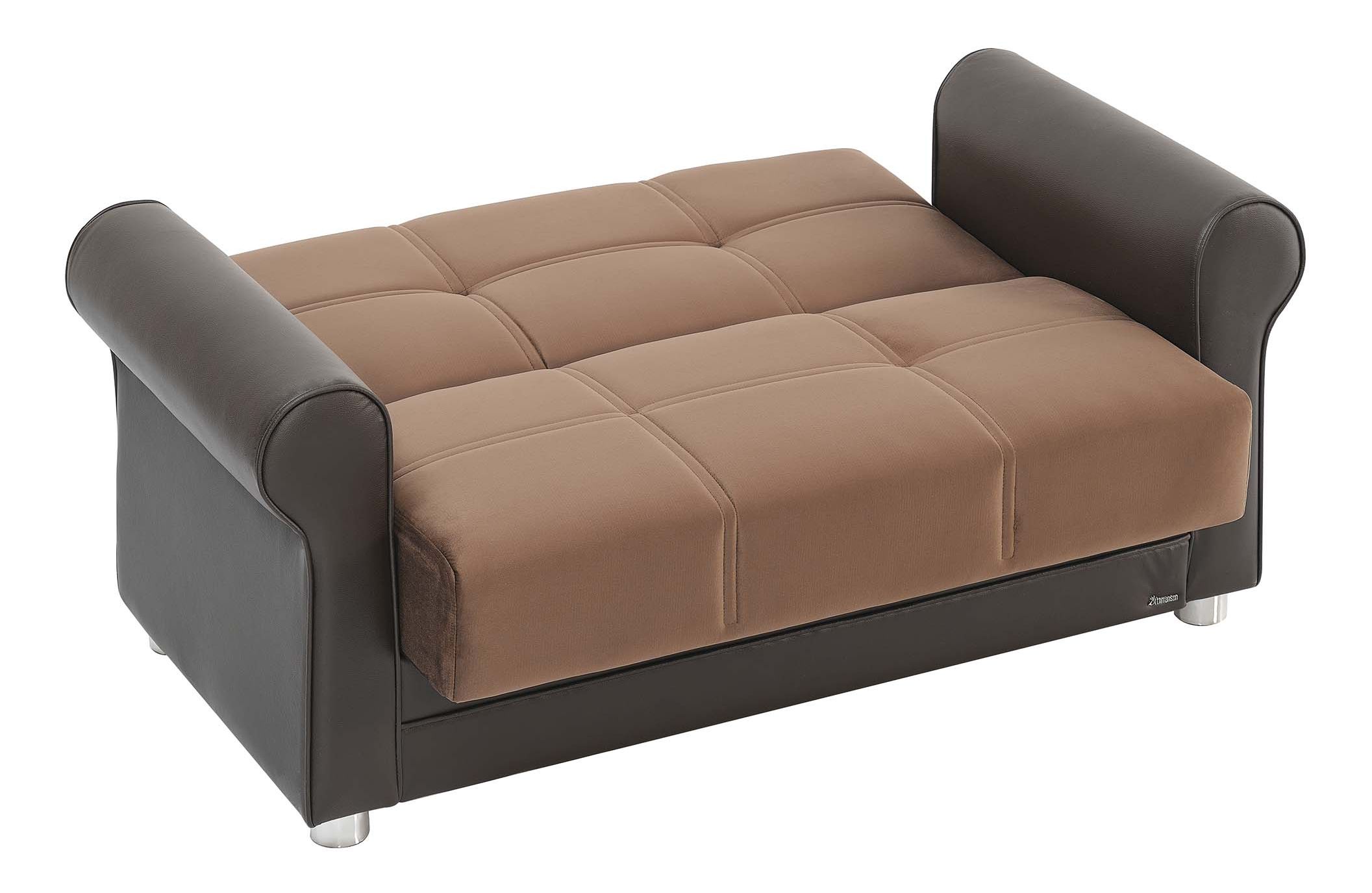 Avalon New Fabric/Leatherette Convertible Living Set