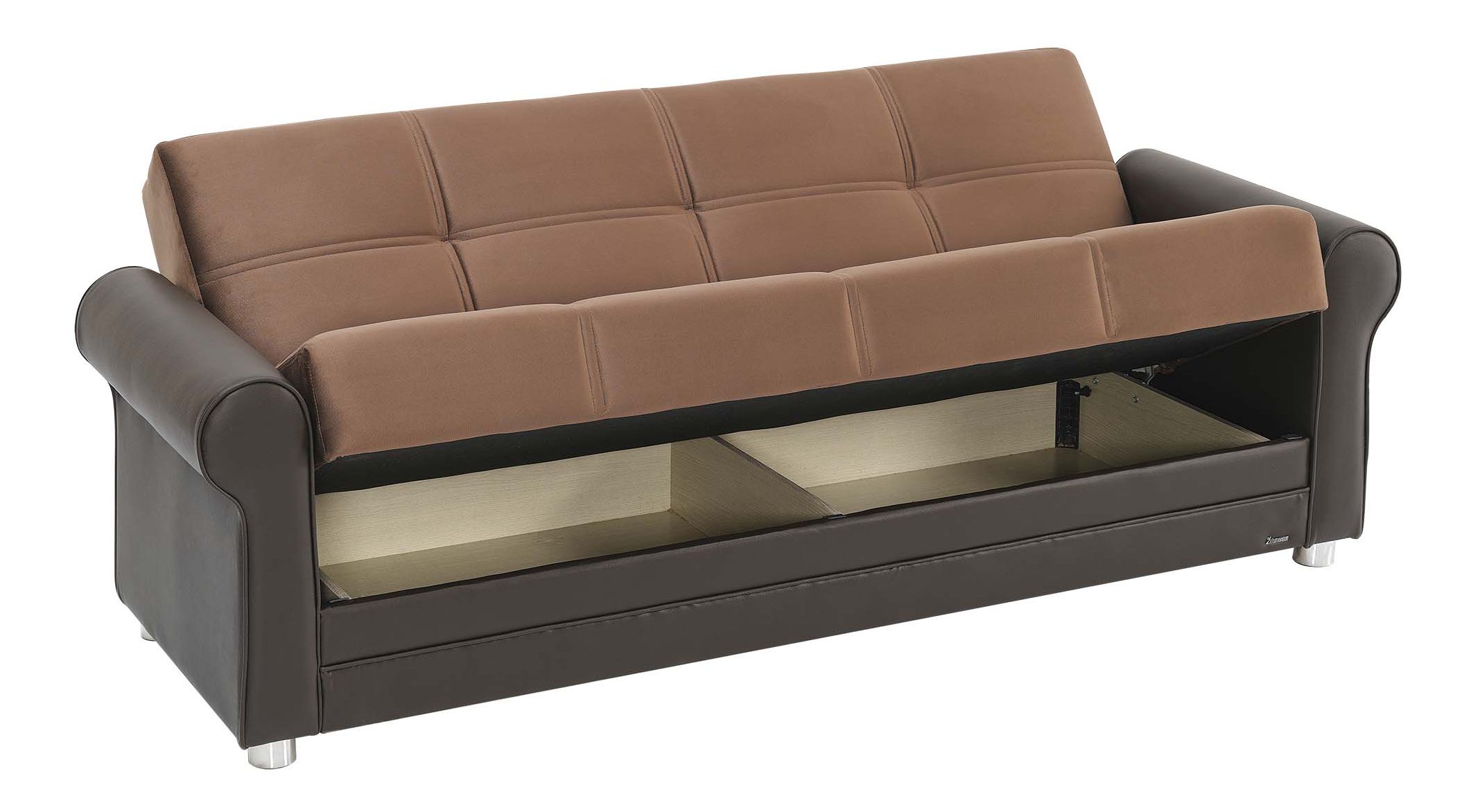 Avalon New Fabric/Leatherette Convertible Living Set