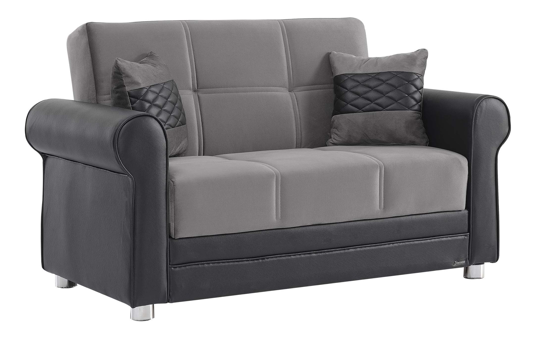 Avalon New Fabric/Leatherette Convertible Living Set