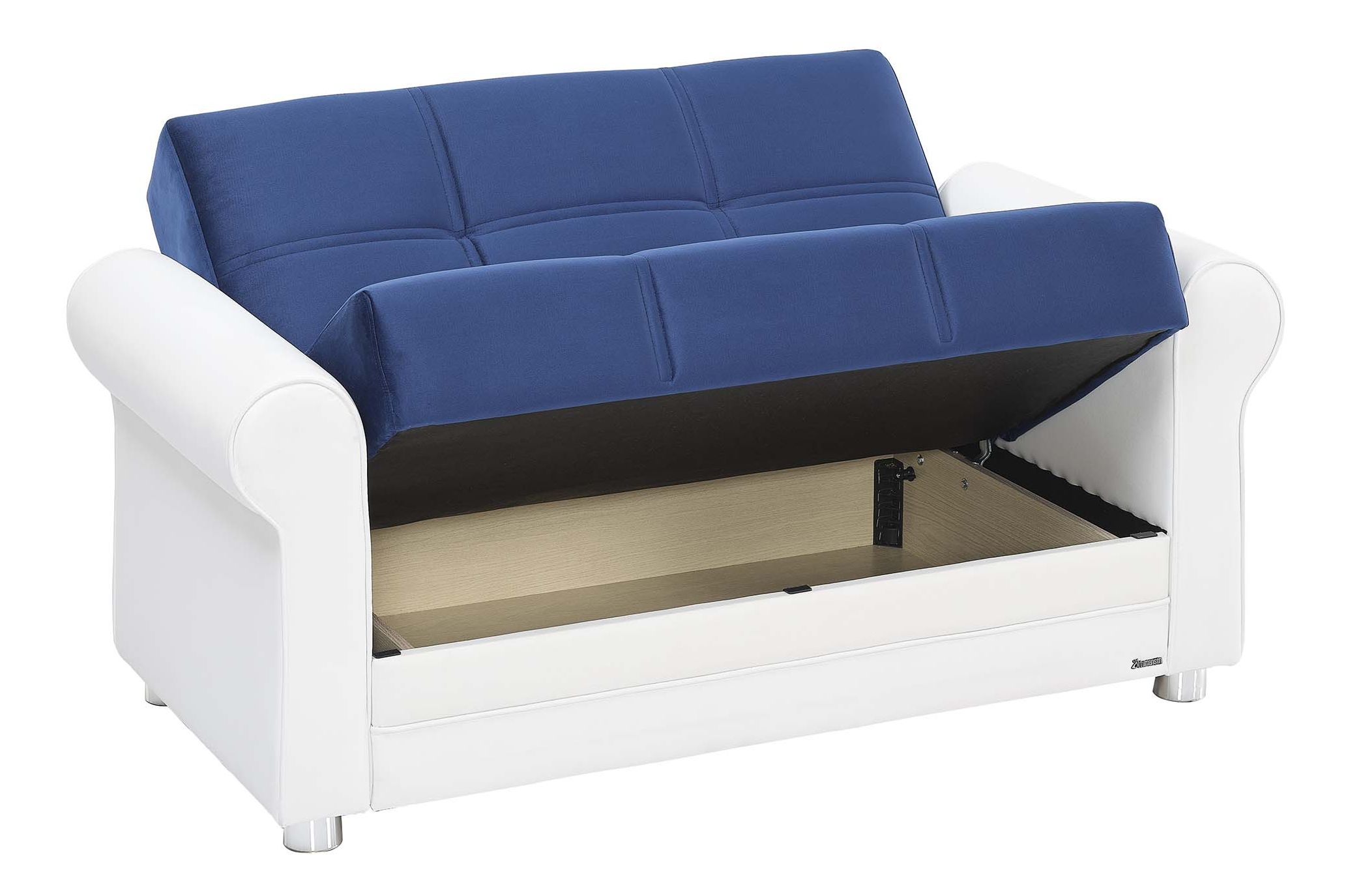Avalon New Fabric/Leatherette Convertible Loveseat