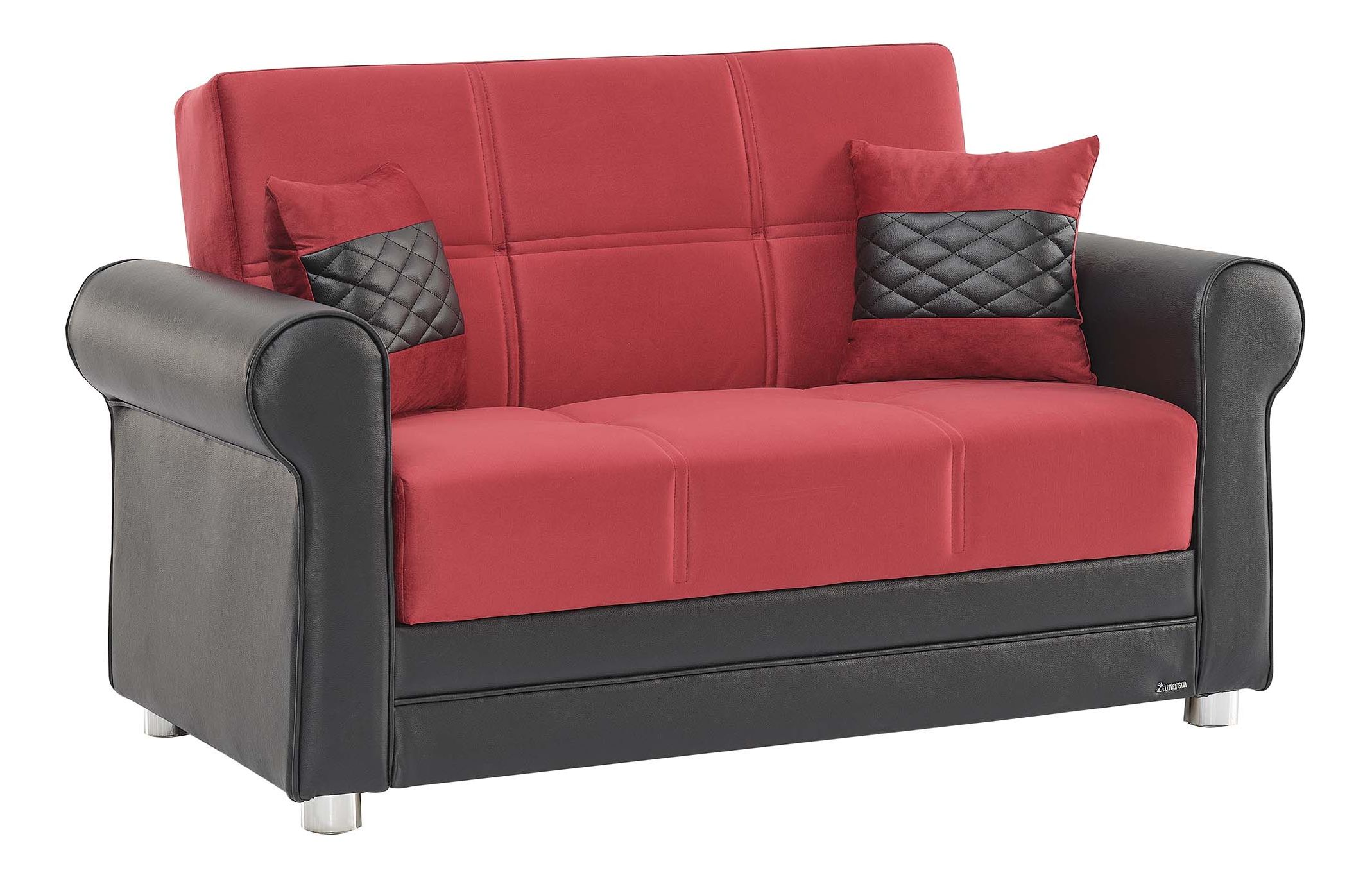 Avalon New Fabric/Leatherette Convertible Living Set