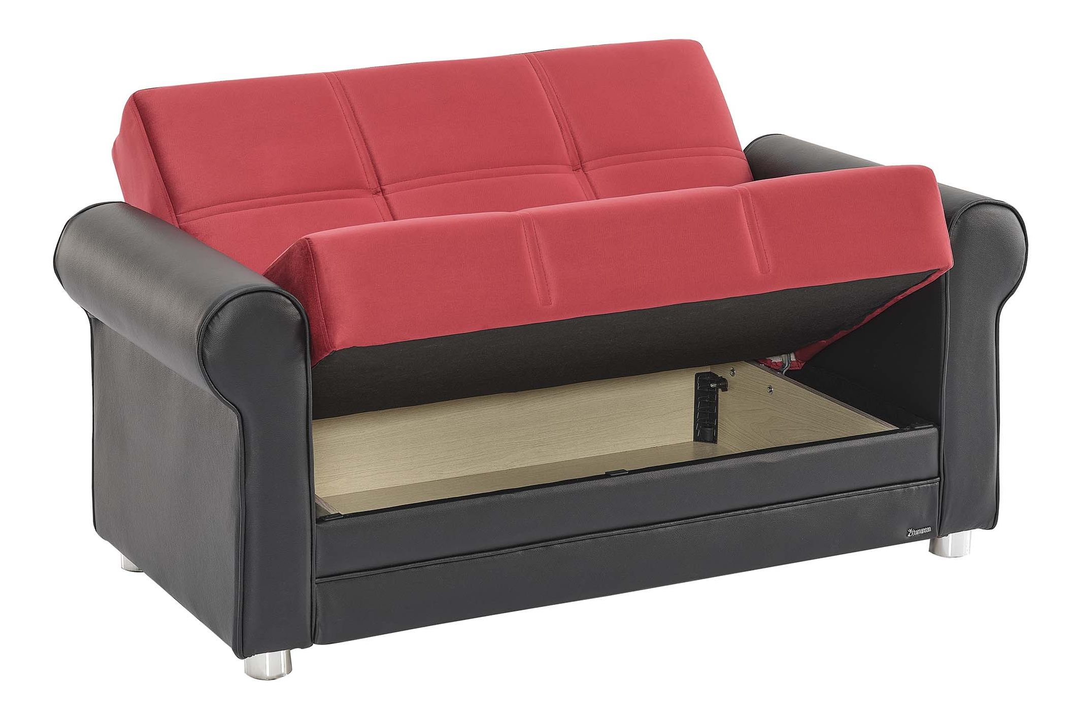 Avalon New Fabric/Leatherette Convertible Living Set