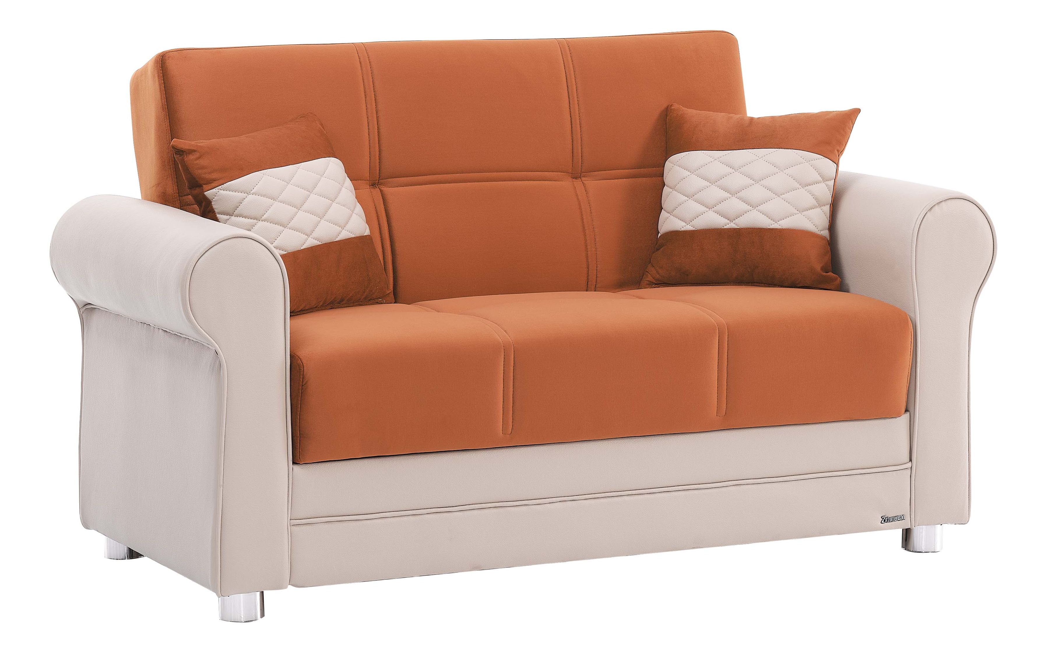Avalon New Fabric/Leatherette Convertible Living Set