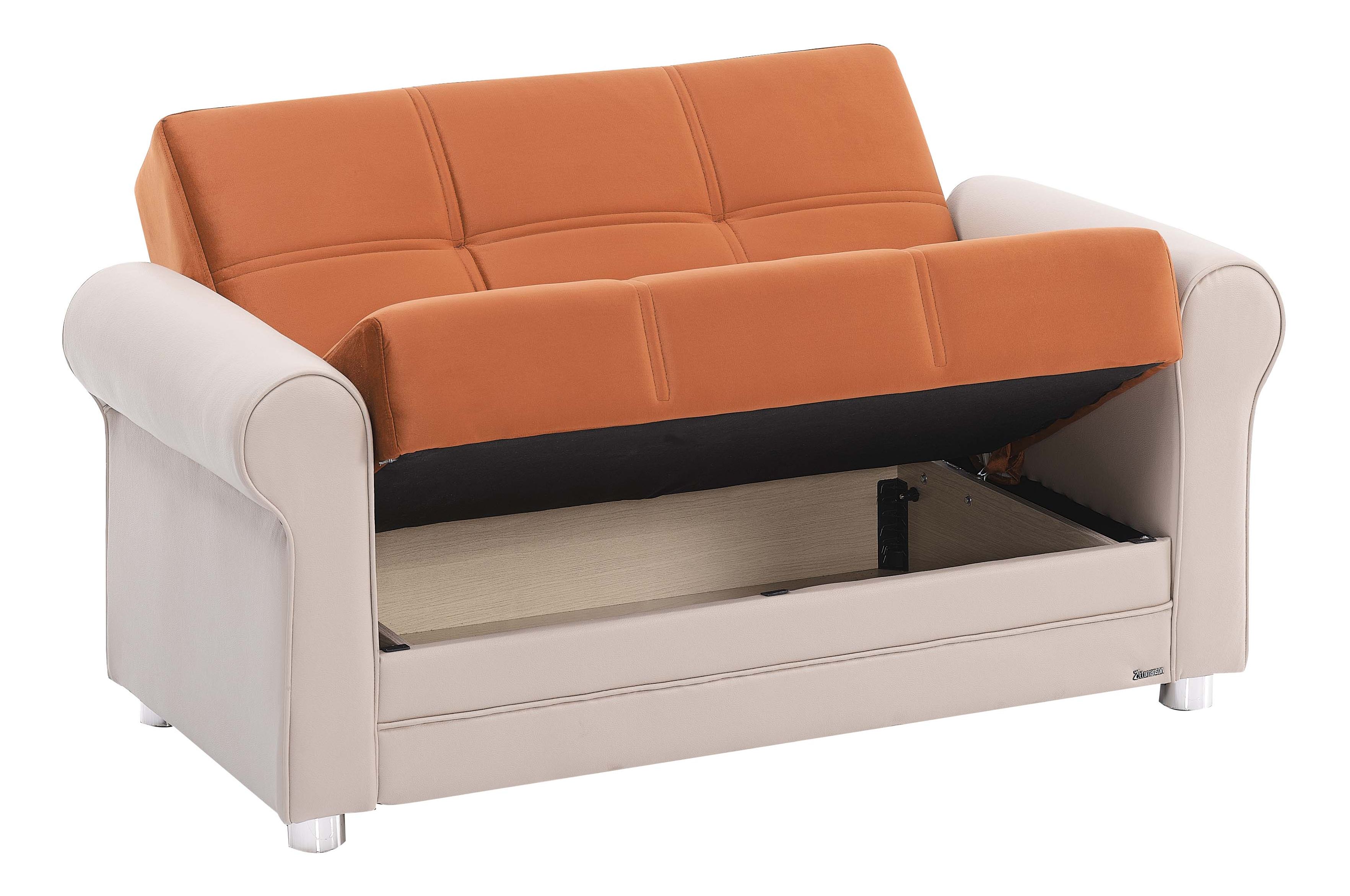 Avalon New Fabric/Leatherette Convertible Living Set