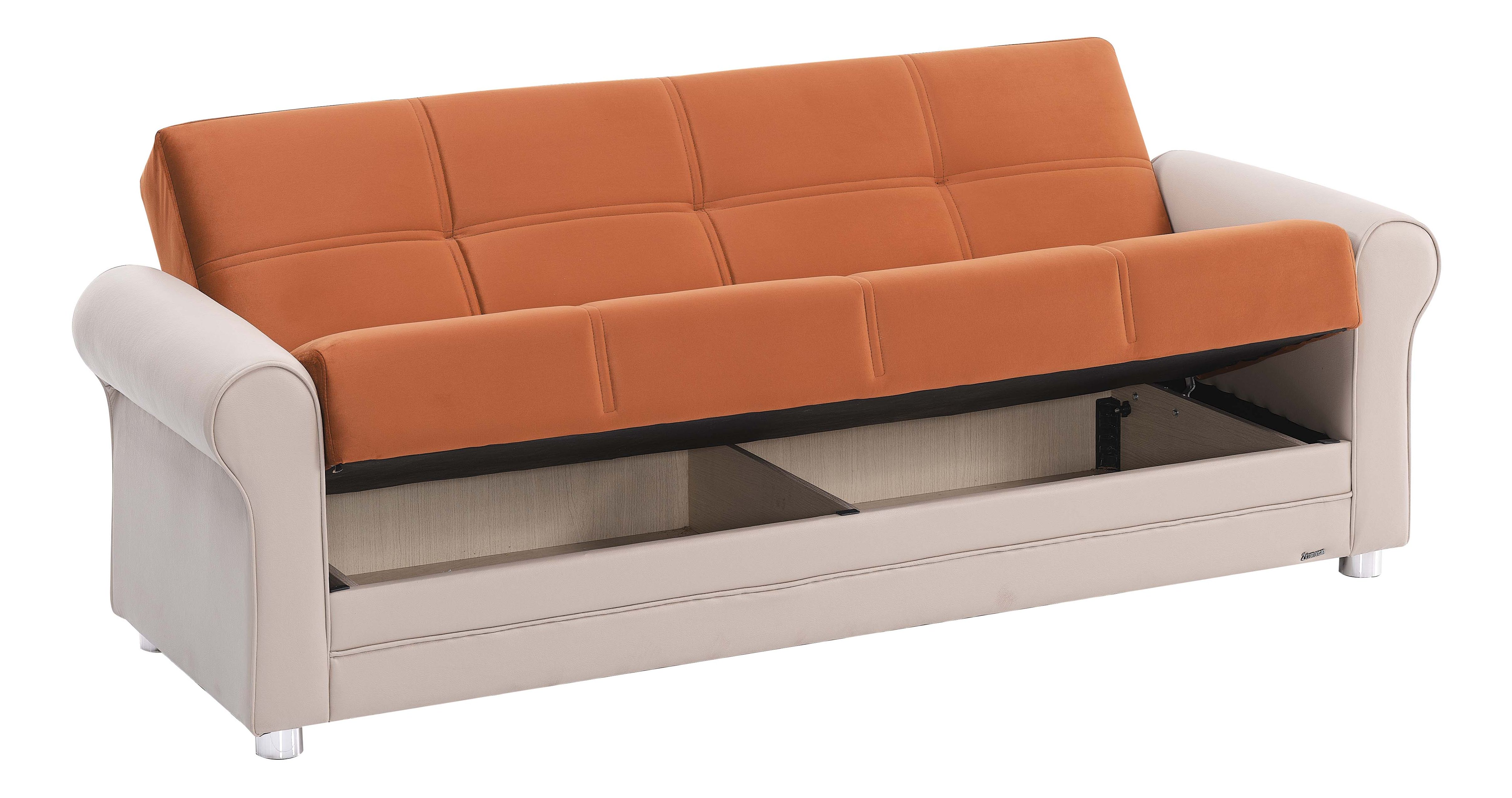 Avalon New Fabric/Leatherette Convertible Living Set