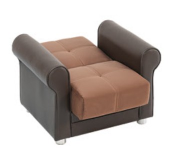 Avalon New Fabric/Leatherette Convertible Living Set