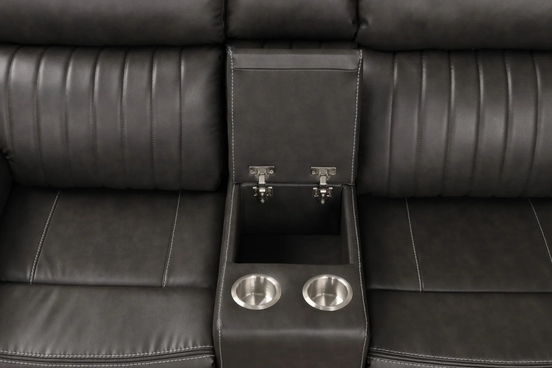 Aviator Recliner Sectional Sofa with Bluetooth Speakers & LED Lights