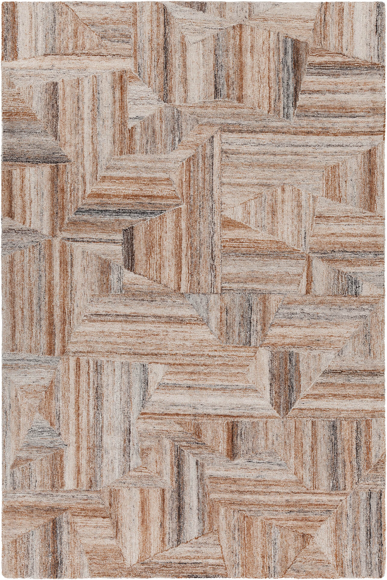 Avril Polyester Rectangular Hand-tufted Rug