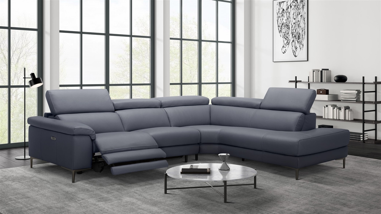 Beverly Hills Axel Slate RF Sectional Sofa
