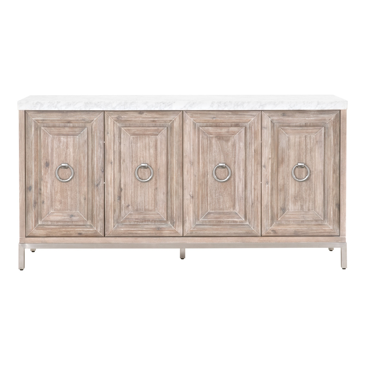 Hudson Wood Extendable Dining Set, Composition 3