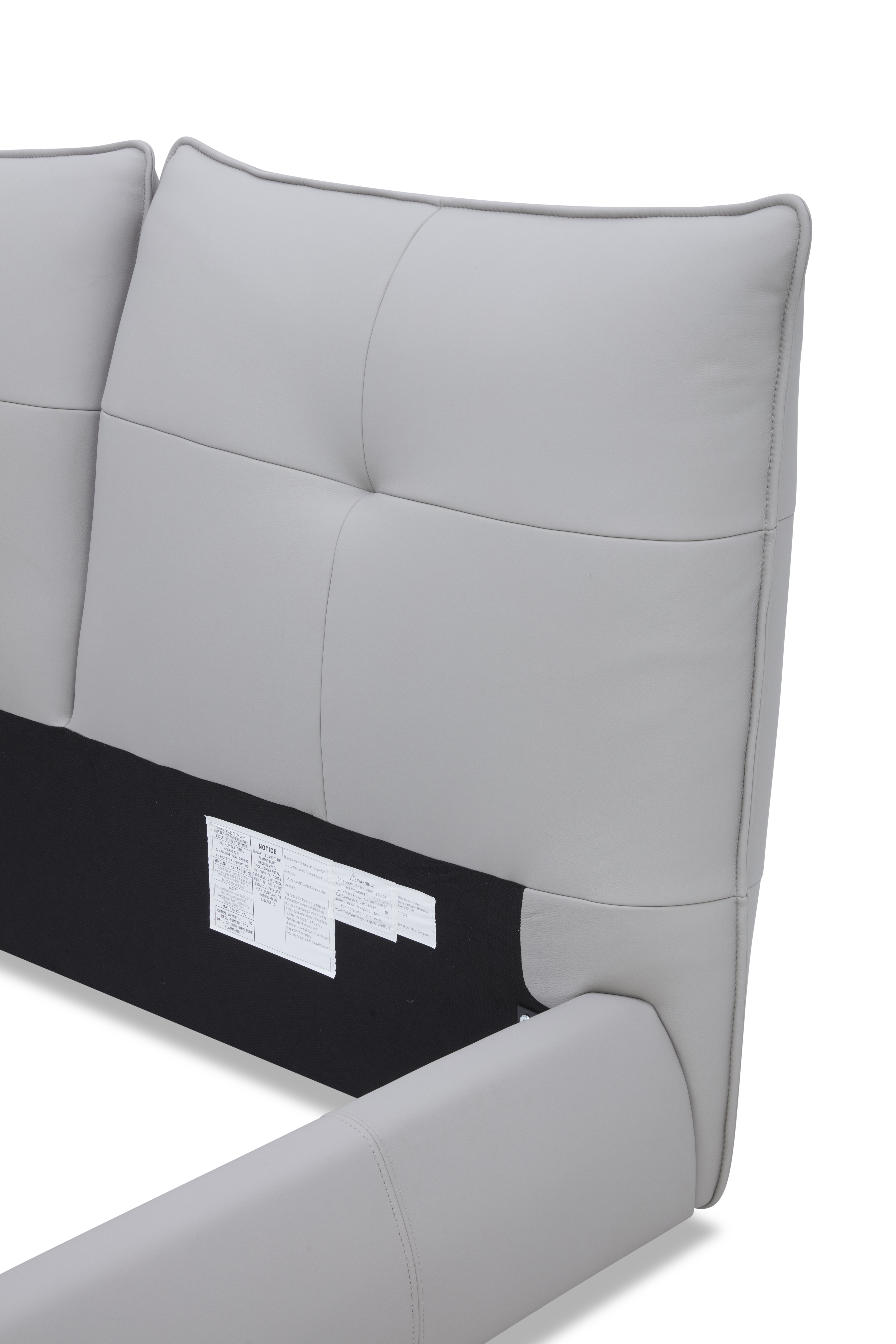 Excite King Leather Bed