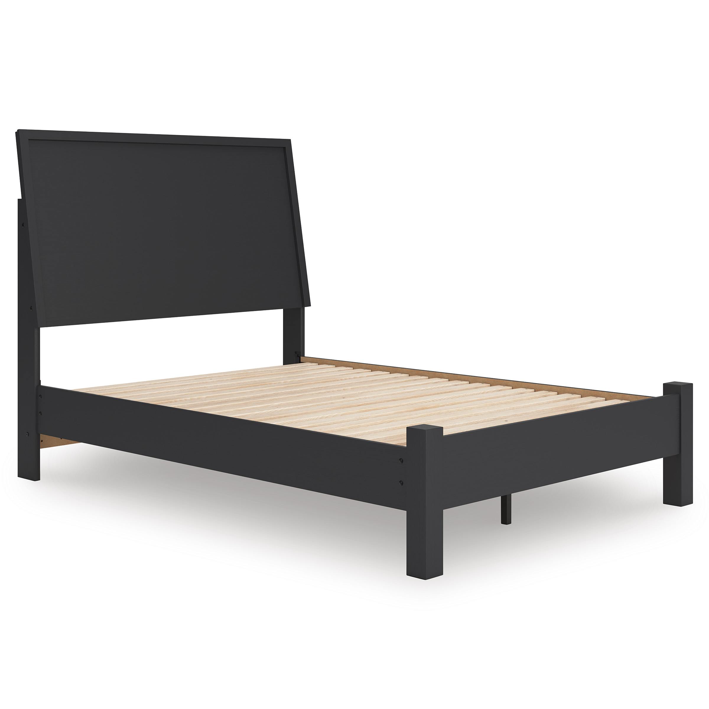 Danziar MDF/Wood Veneer Panel Bed