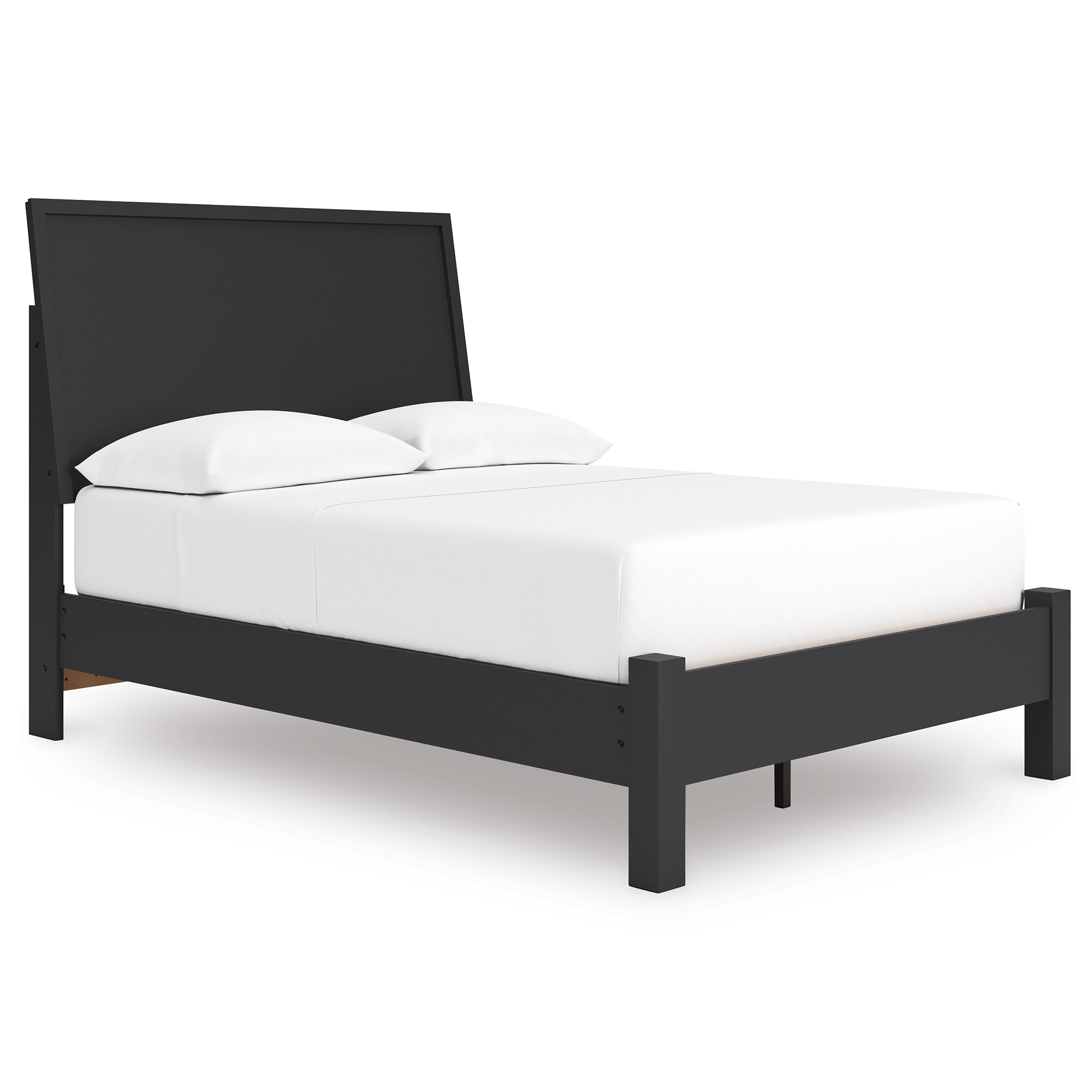 Danziar MDF/Wood Veneer Panel Bed