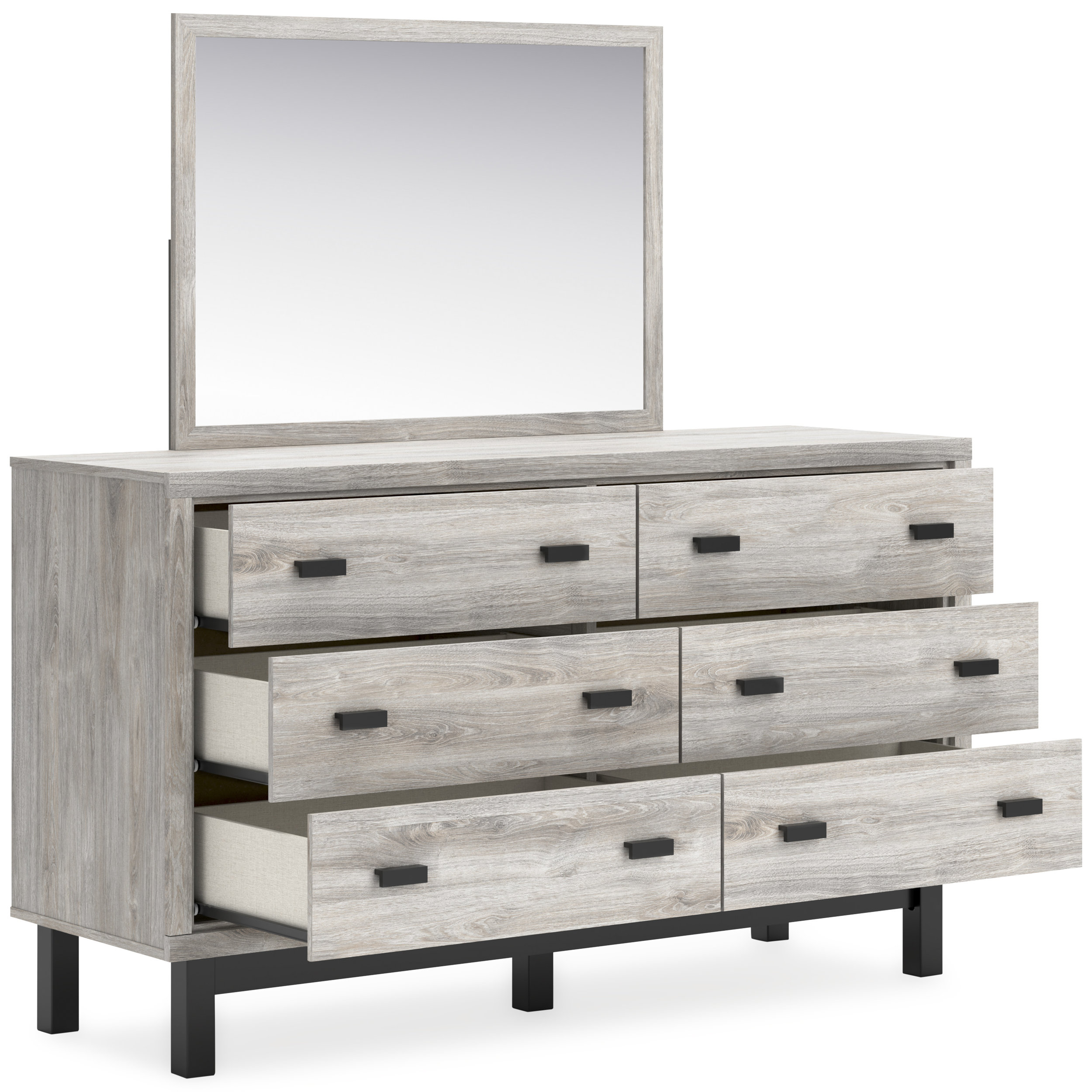 Vessalli MDF Panel Bedroom Set w/Extensions