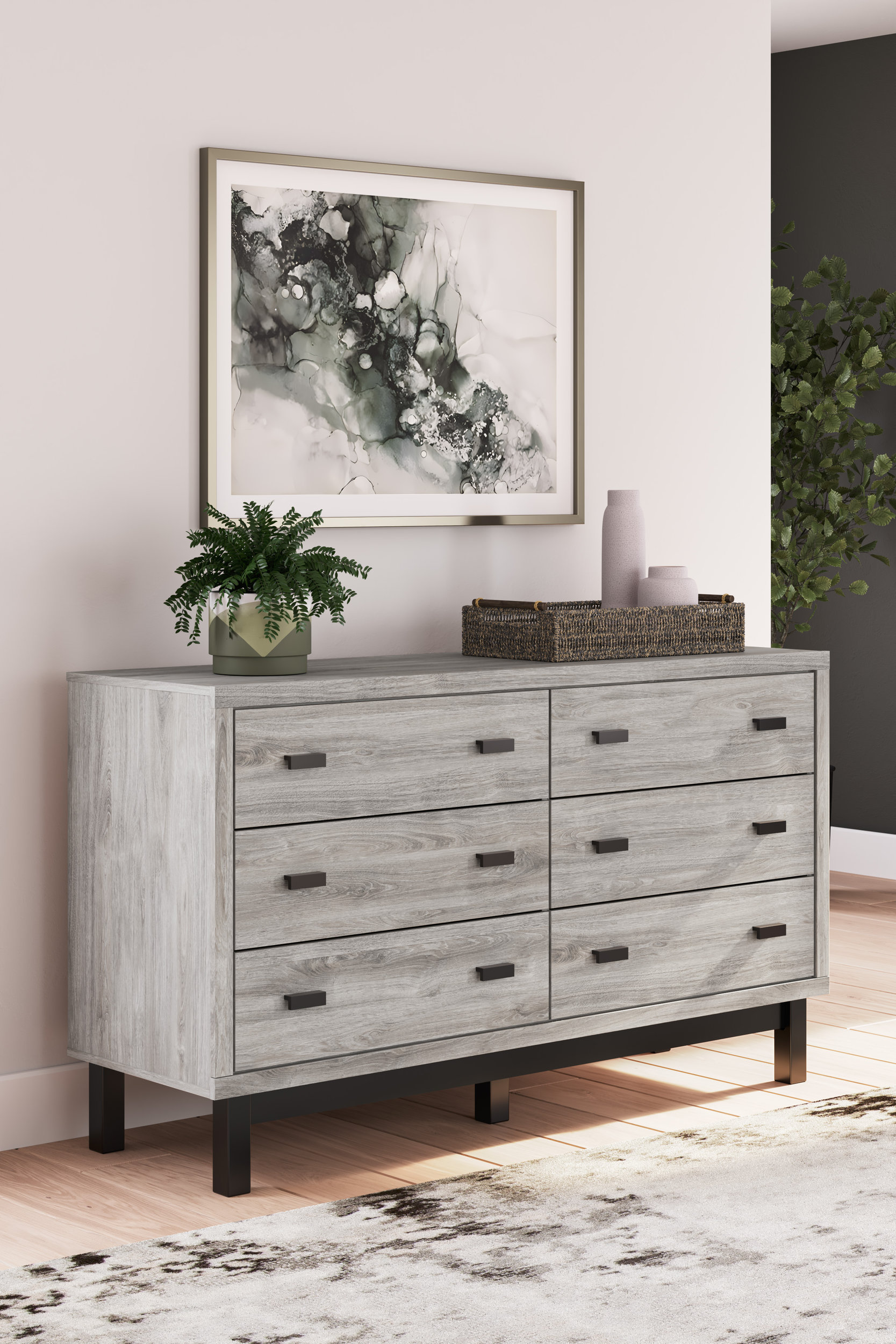 Vessalli MDF Panel Bedroom Set w/Extensions