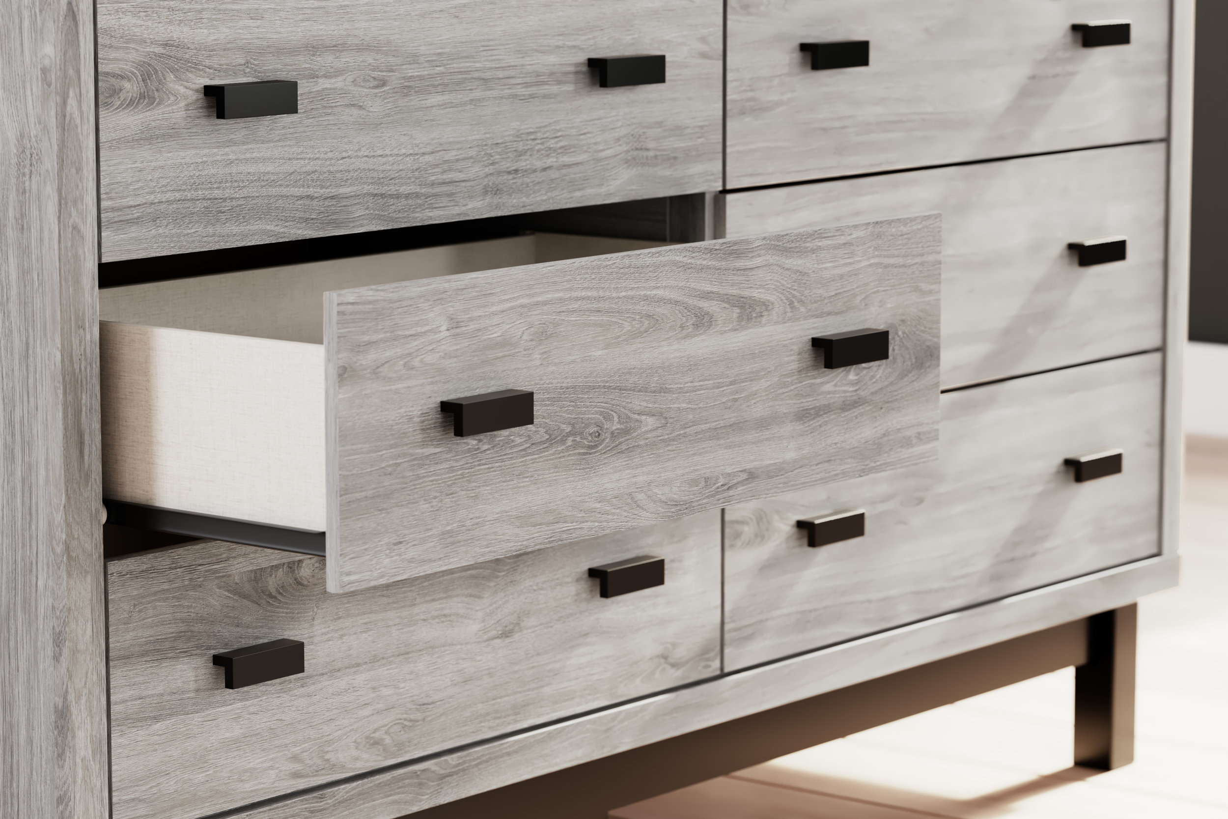 Vessalli MDF Panel Bedroom Set w/Extensions