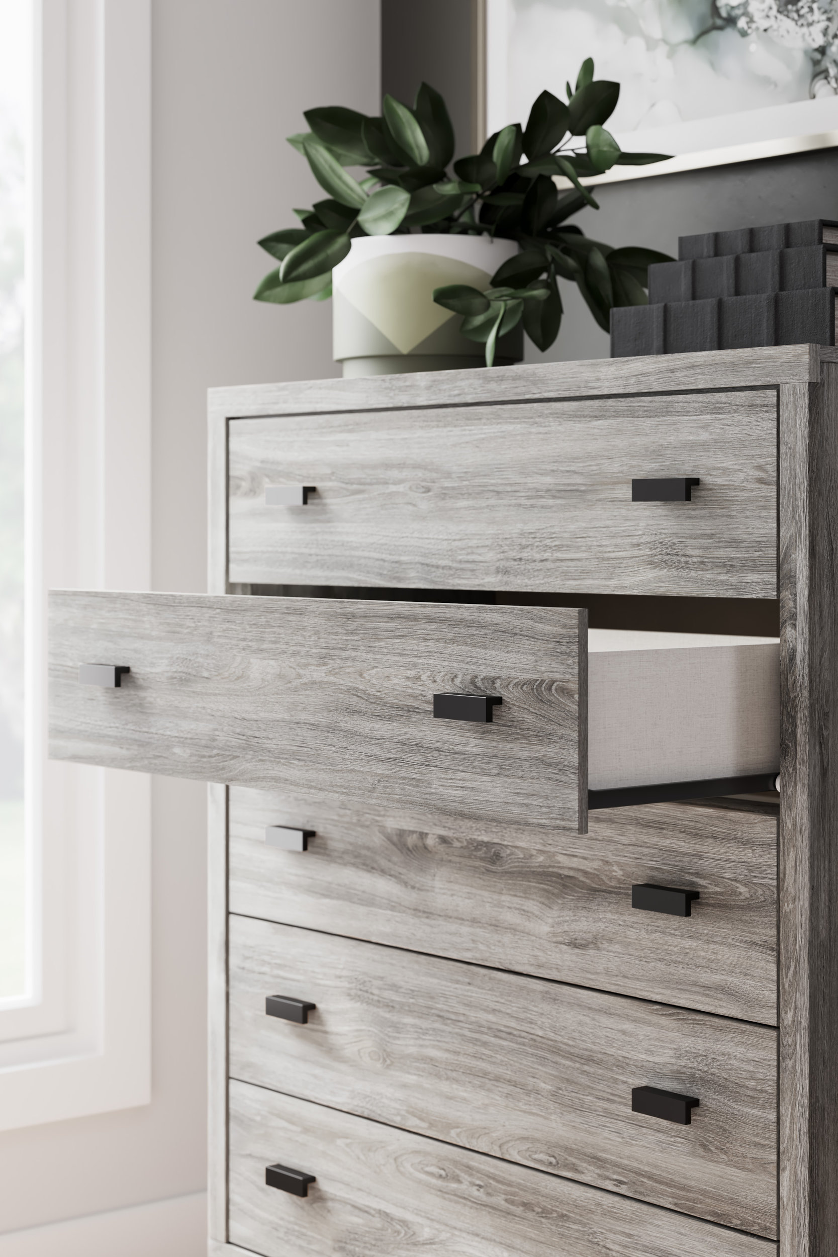 Vessalli MDF Panel Bedroom Set w/Extensions