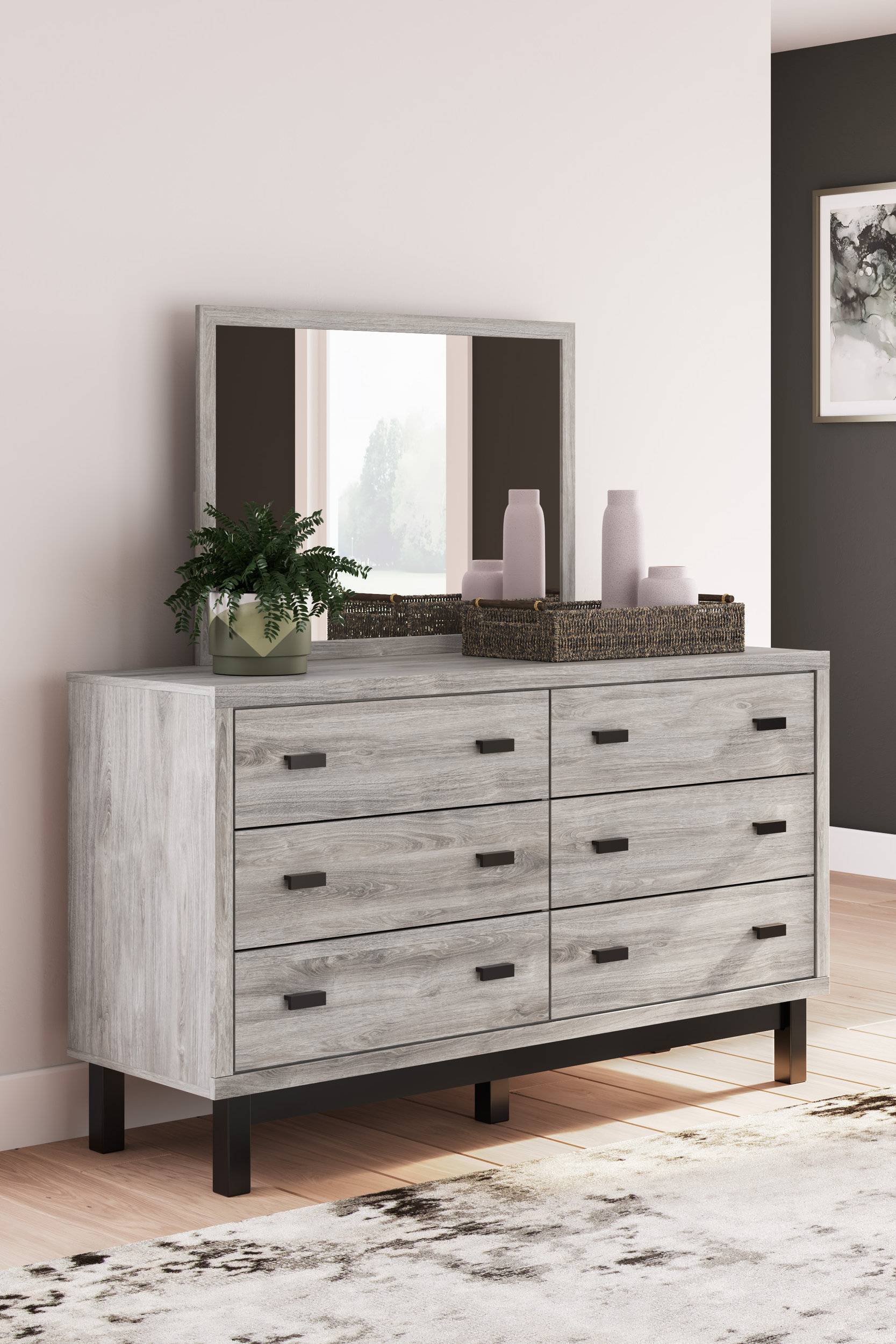 Vessalli MDF Panel Bedroom Set w/Extensions