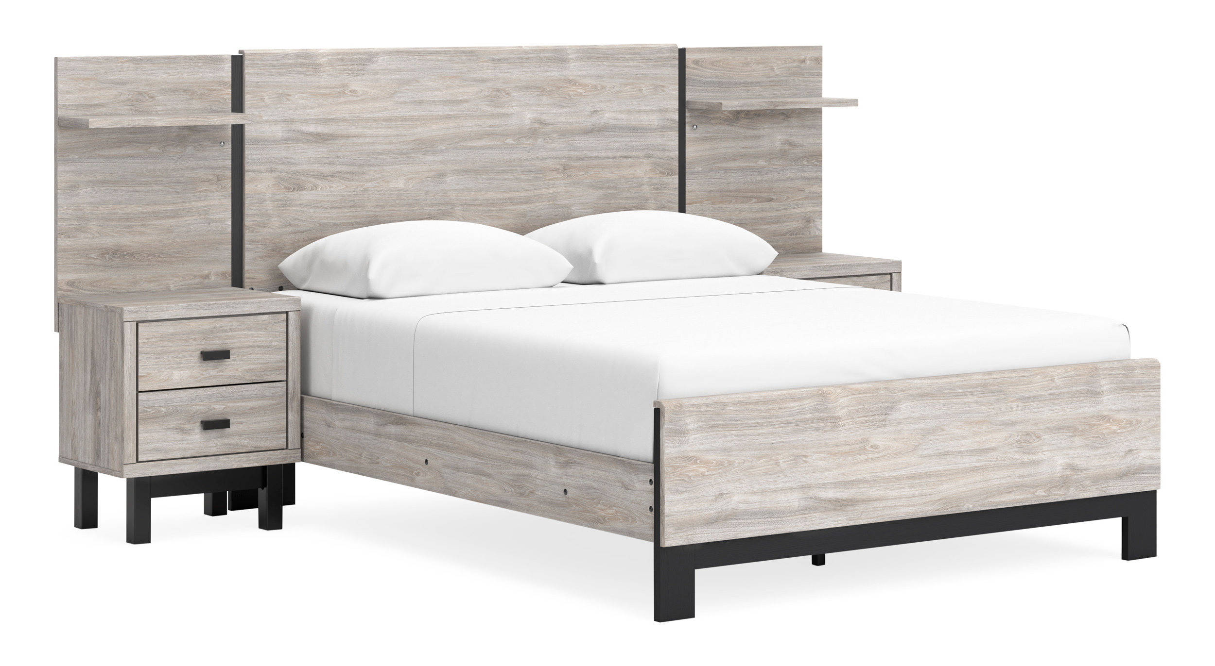 Vessalli MDF Panel Bedroom Set w/Extensions