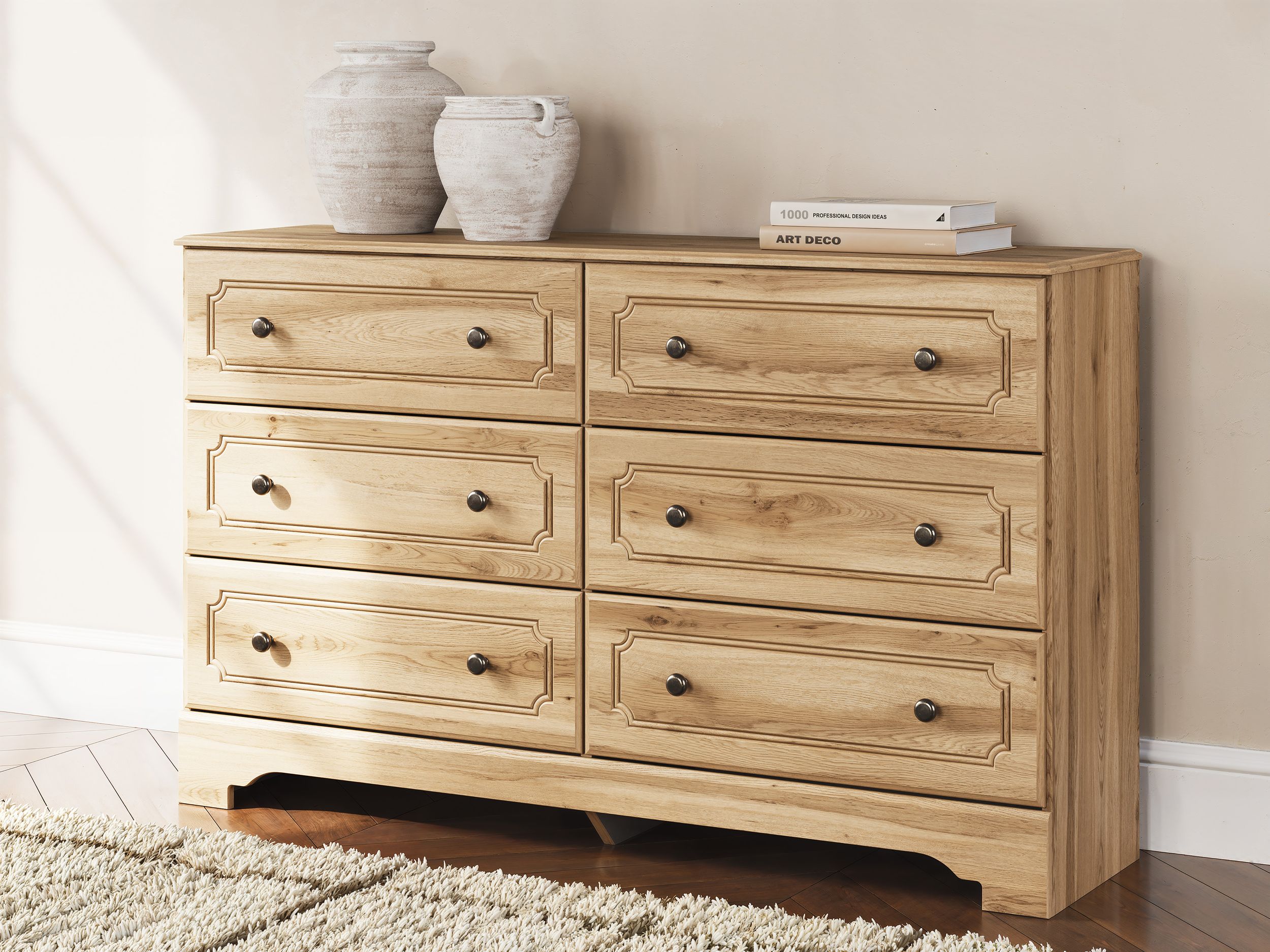 Aleaport MDF/Plywood Panel Bedroom Set