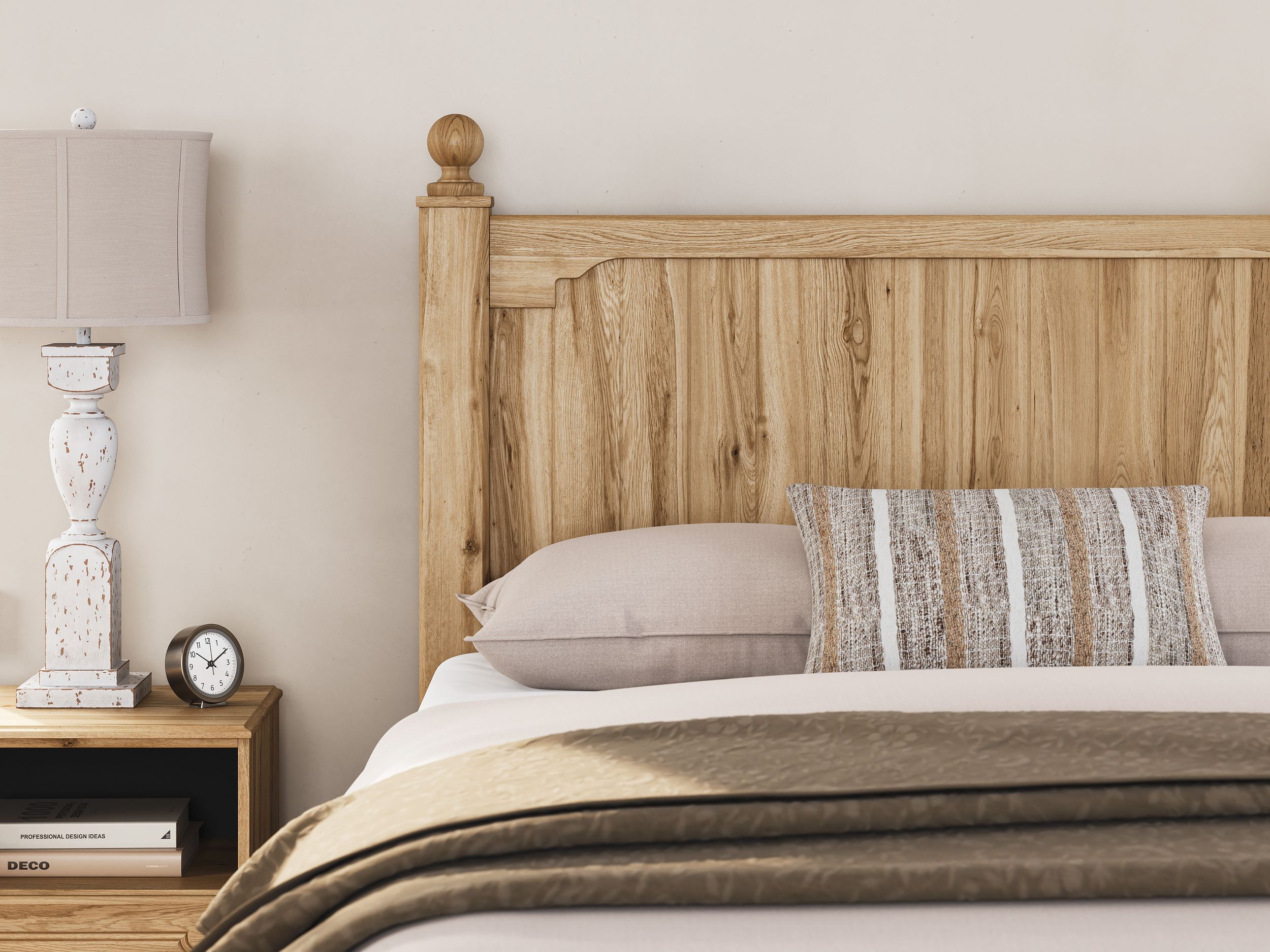 Aleaport MDF/Plywood Panel Bedroom Set