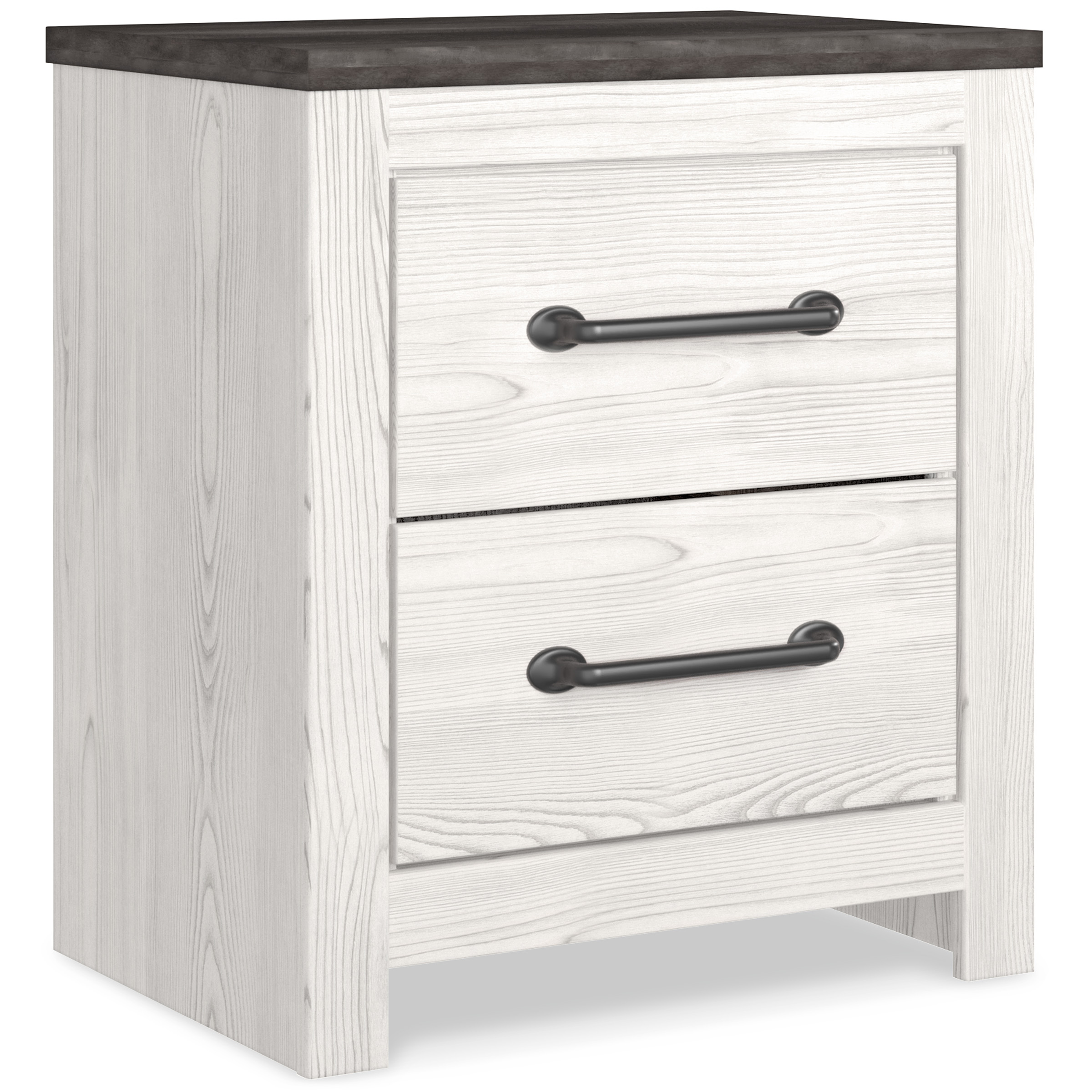 Gerridan Wood/MDF Panel Bedroom Set w/2 Sconce Lights