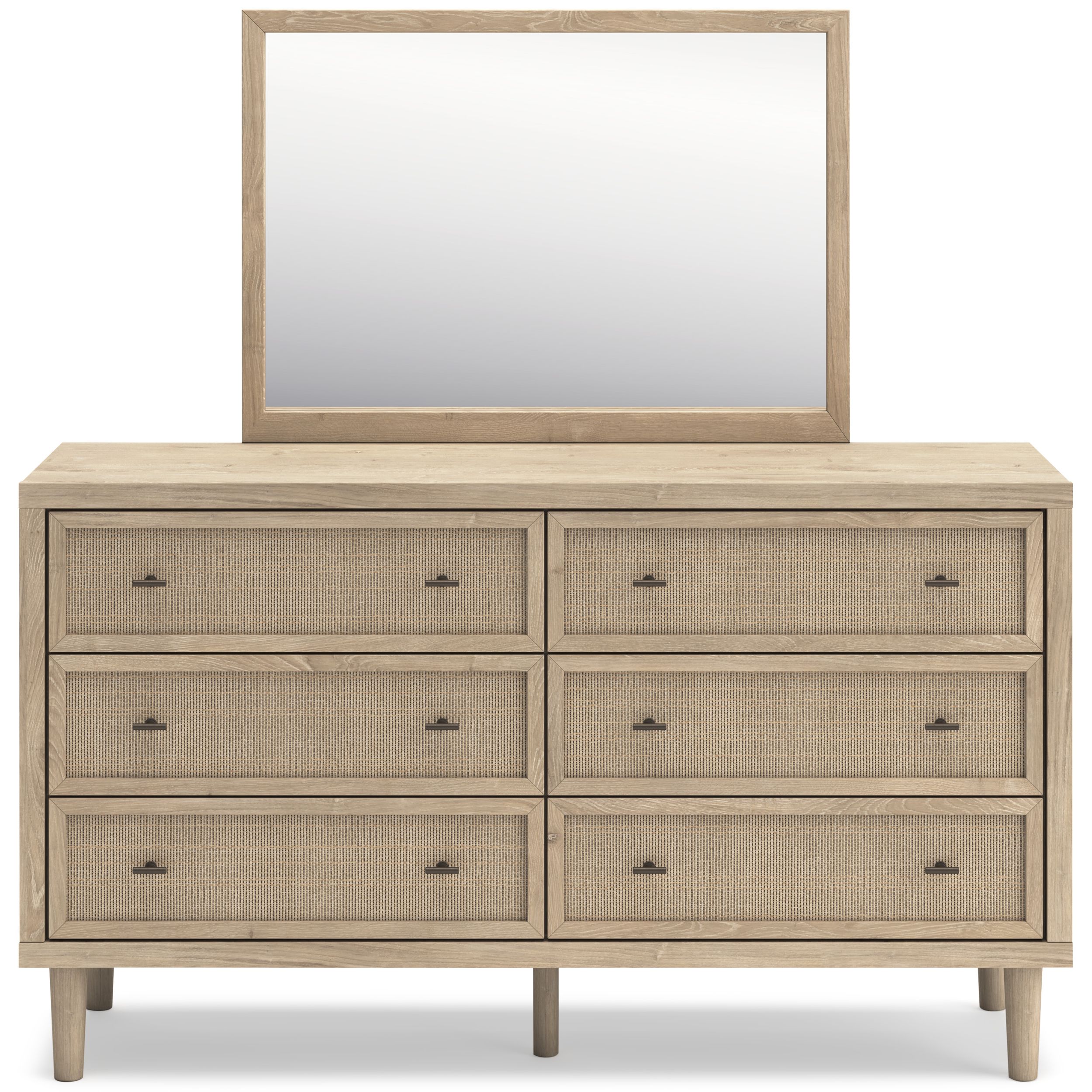 Cielden Fabric Low Profile Bedroom Set