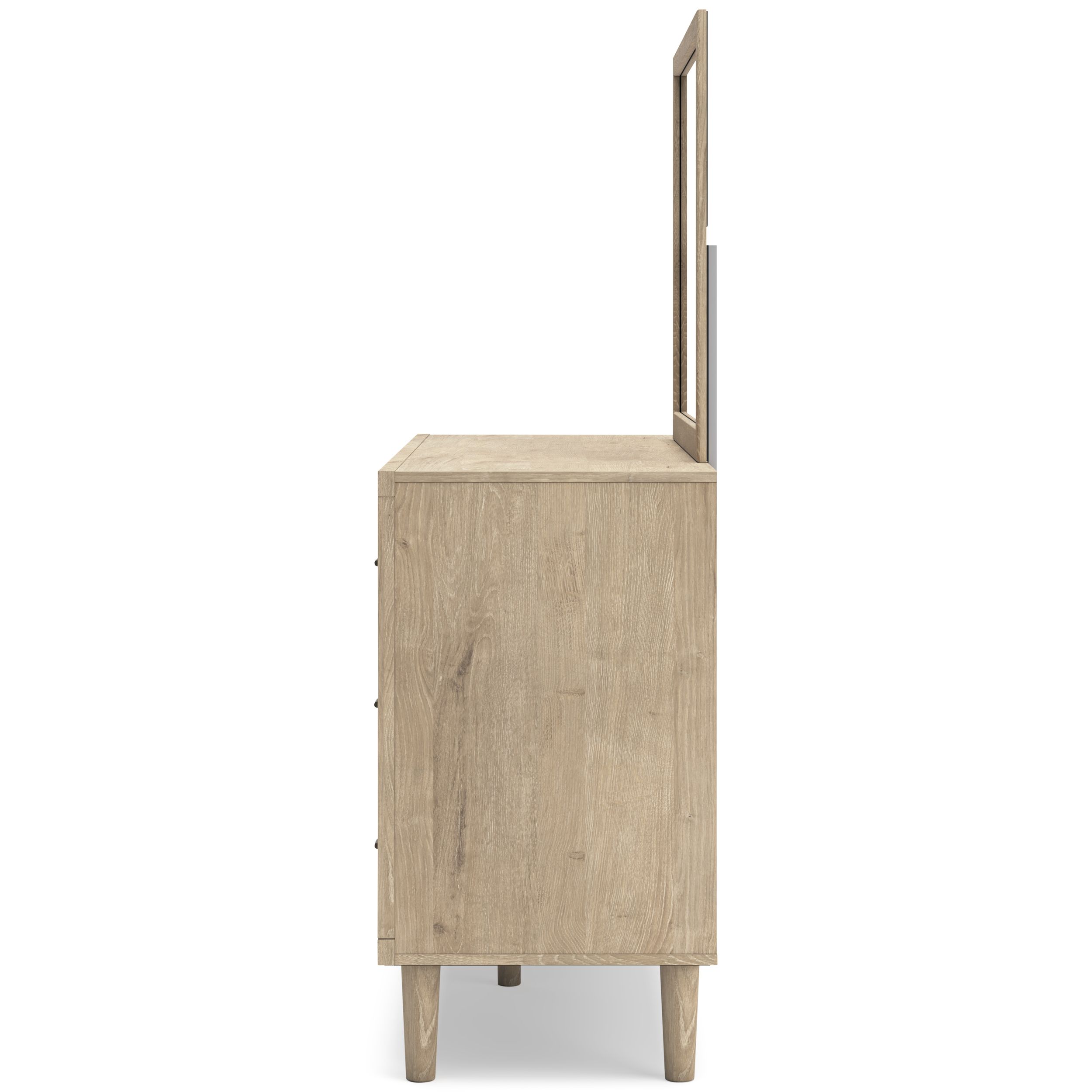 Cielden Fabric Low Profile Bedroom Set