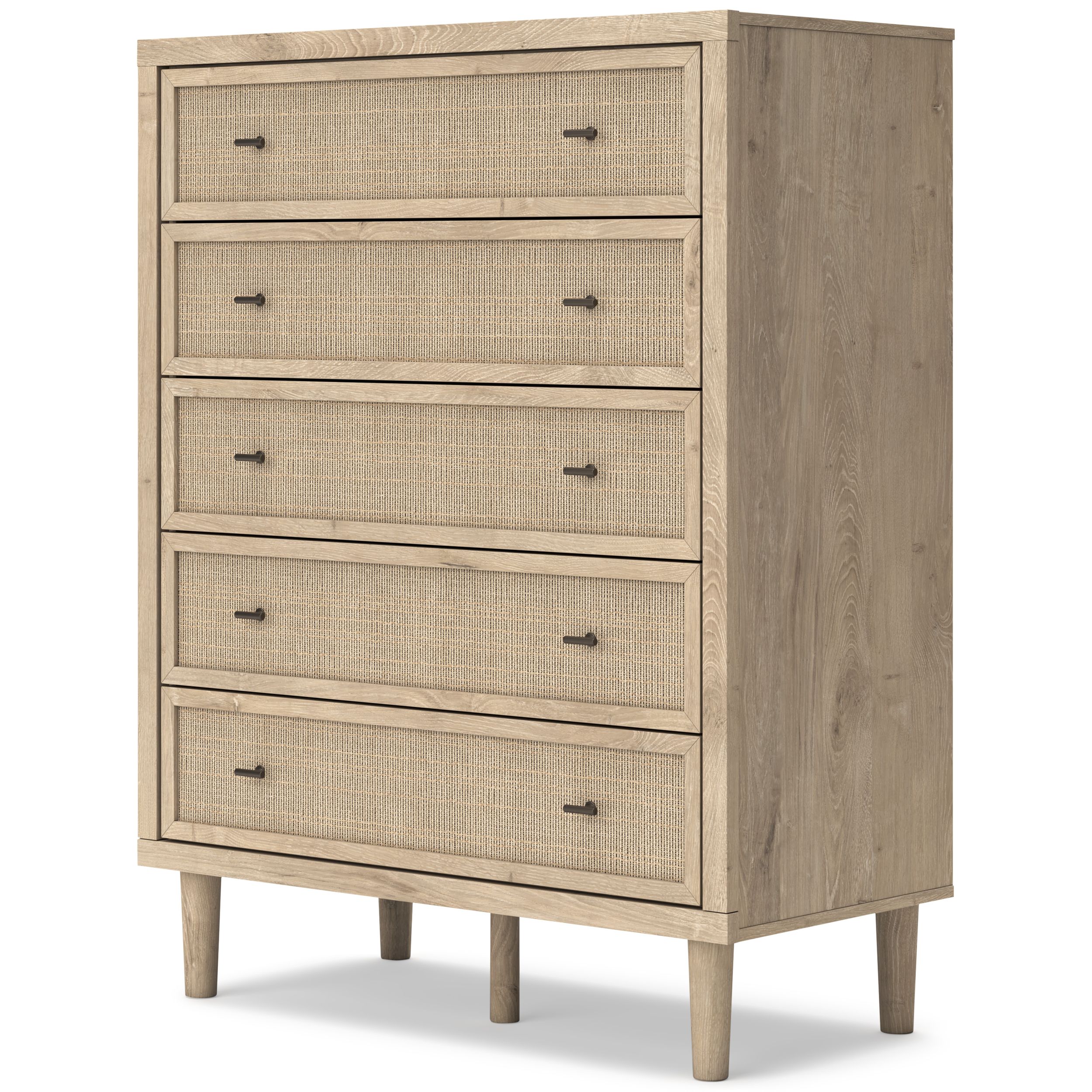 Cielden Fabric Low Profile Bedroom Set