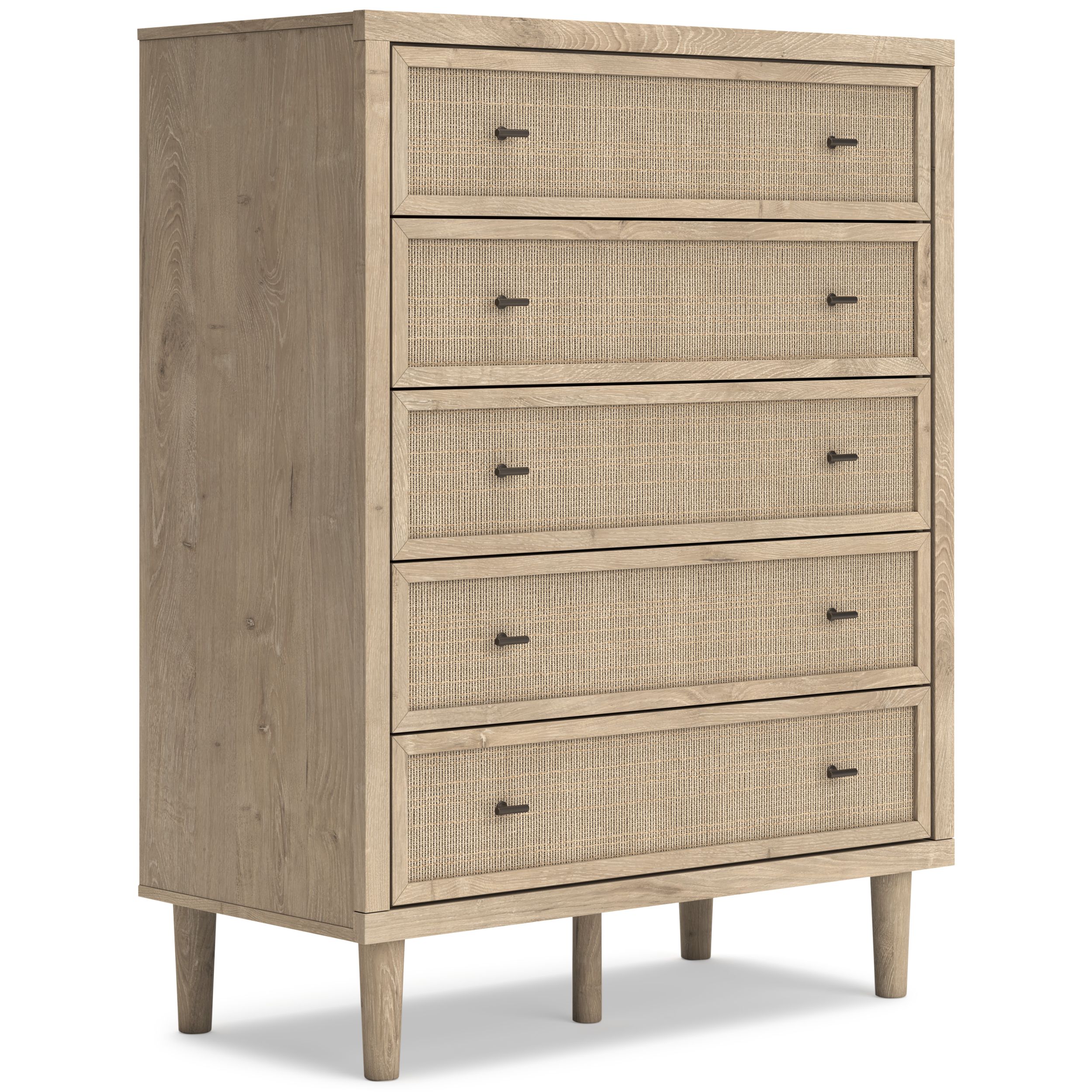 Cielden Fabric Low Profile Bedroom Set