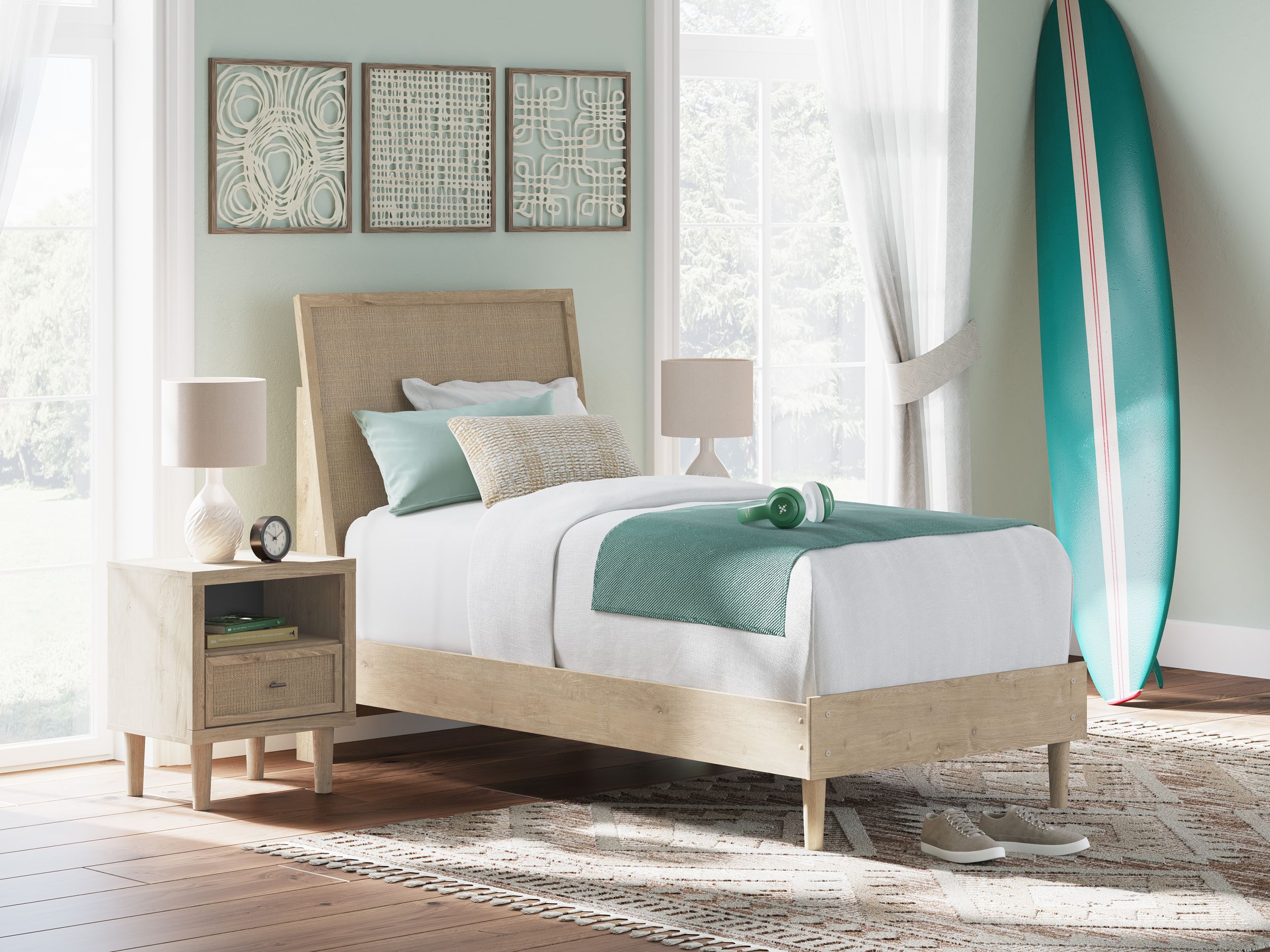 Cielden MDF/Plywood Panel Bed