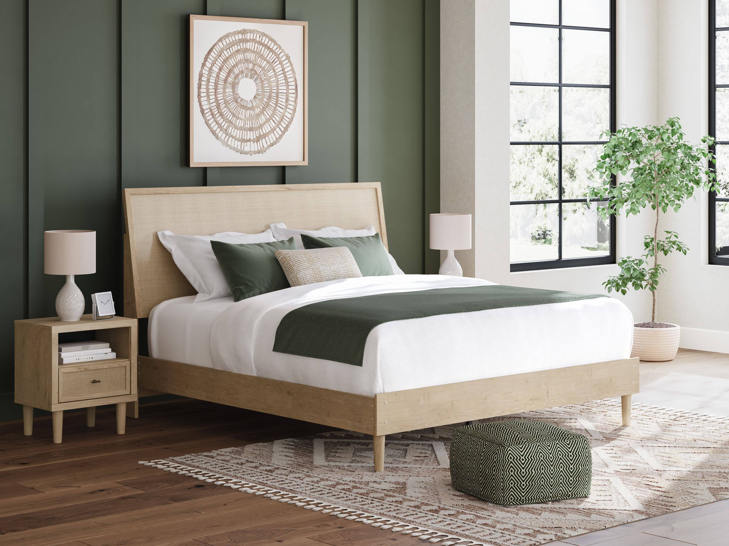 Cielden MDF/Plywood Panel Bed, King Size