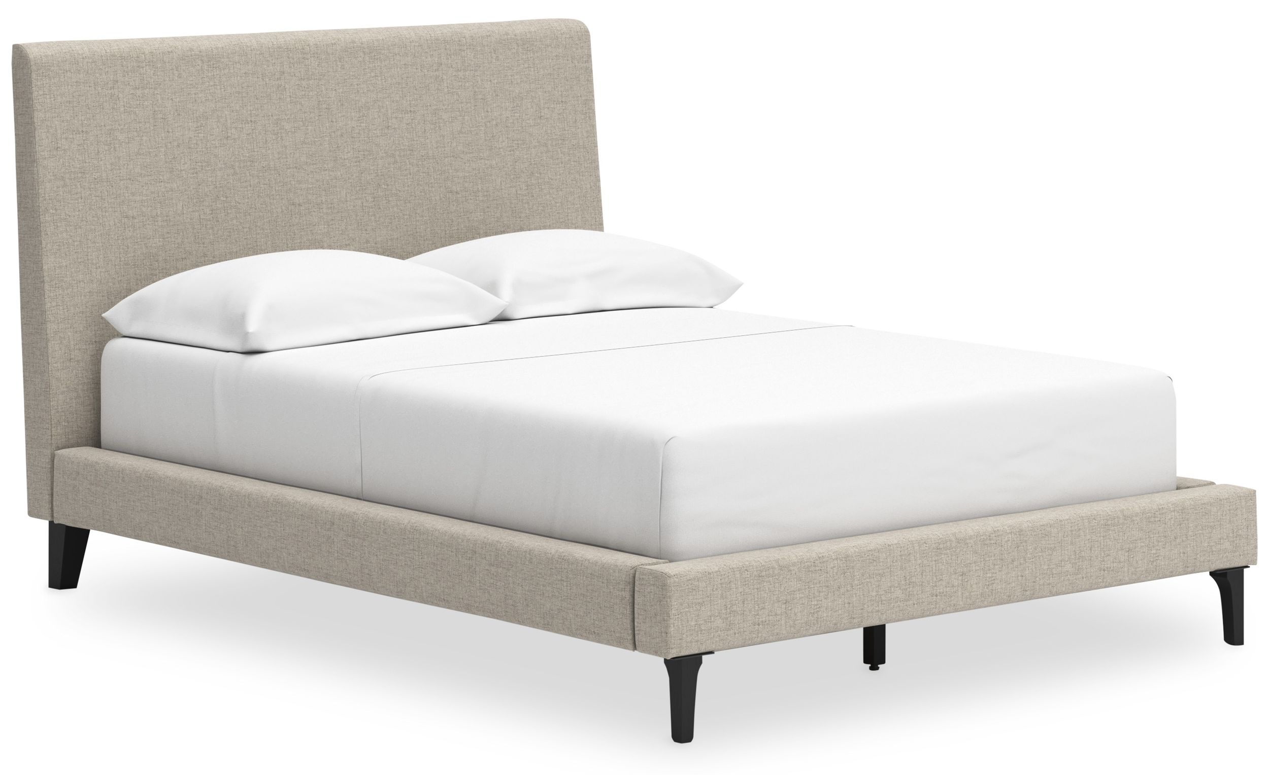 Cielden Fabric Low Profile Bed