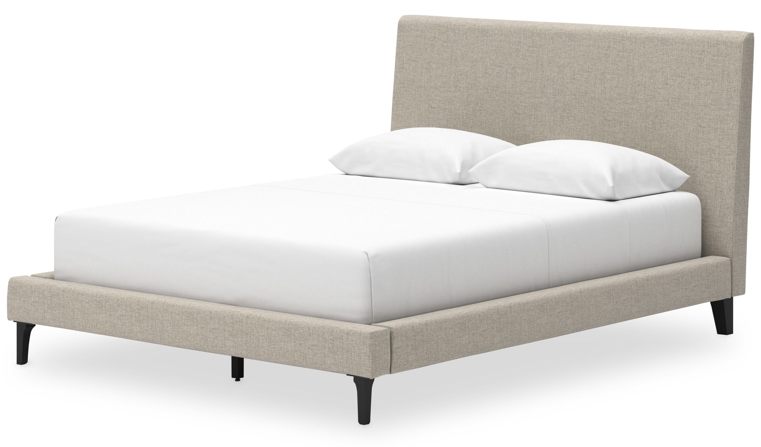 Cielden Fabric Low Profile Bedroom Set