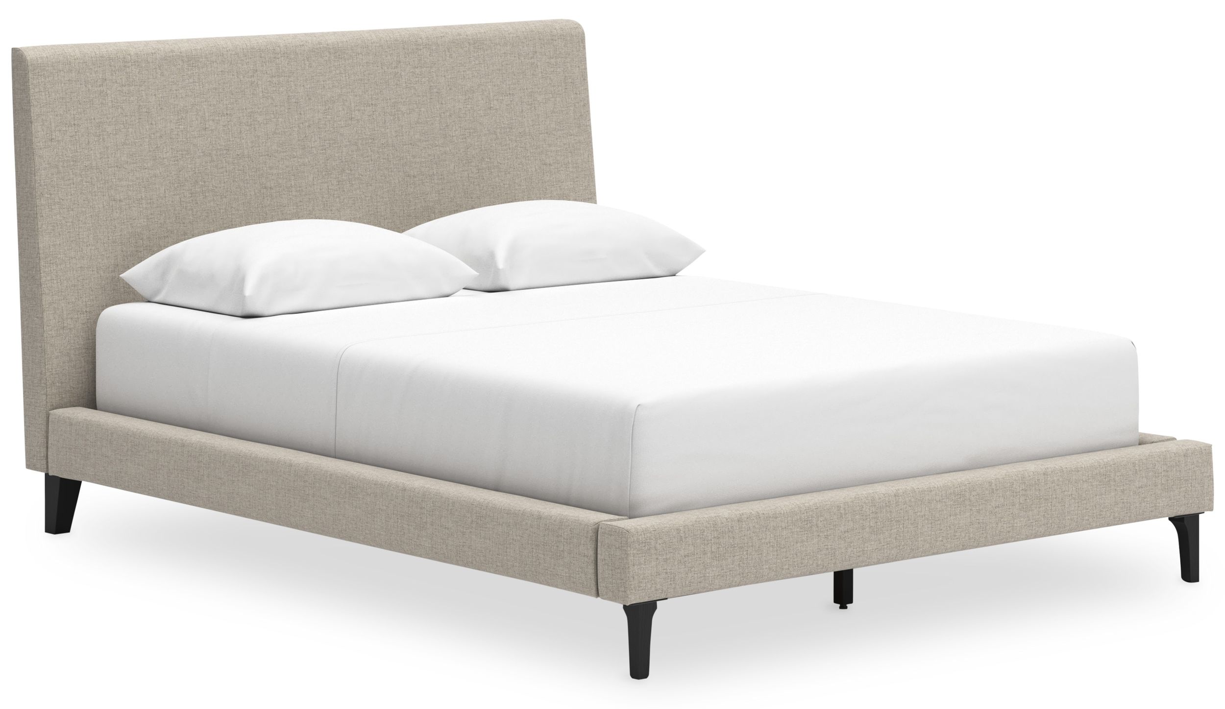 Cielden Fabric Low Profile Bedroom Set