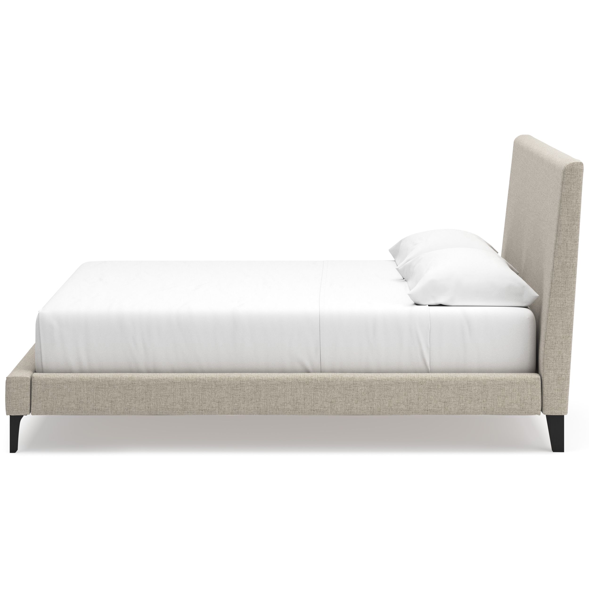 Cielden Fabric Low Profile Bed, King Size