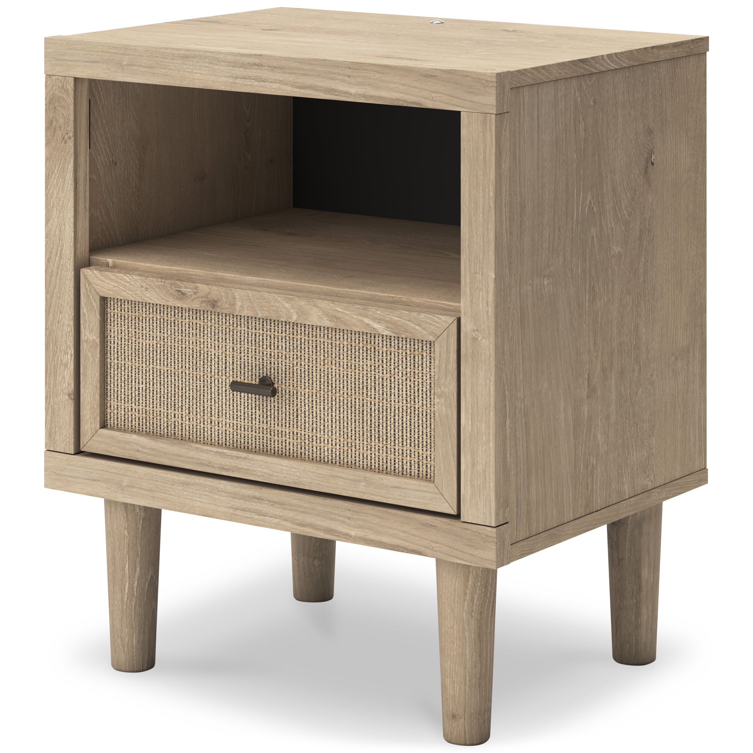 Cielden Fabric Low Profile Bedroom Set