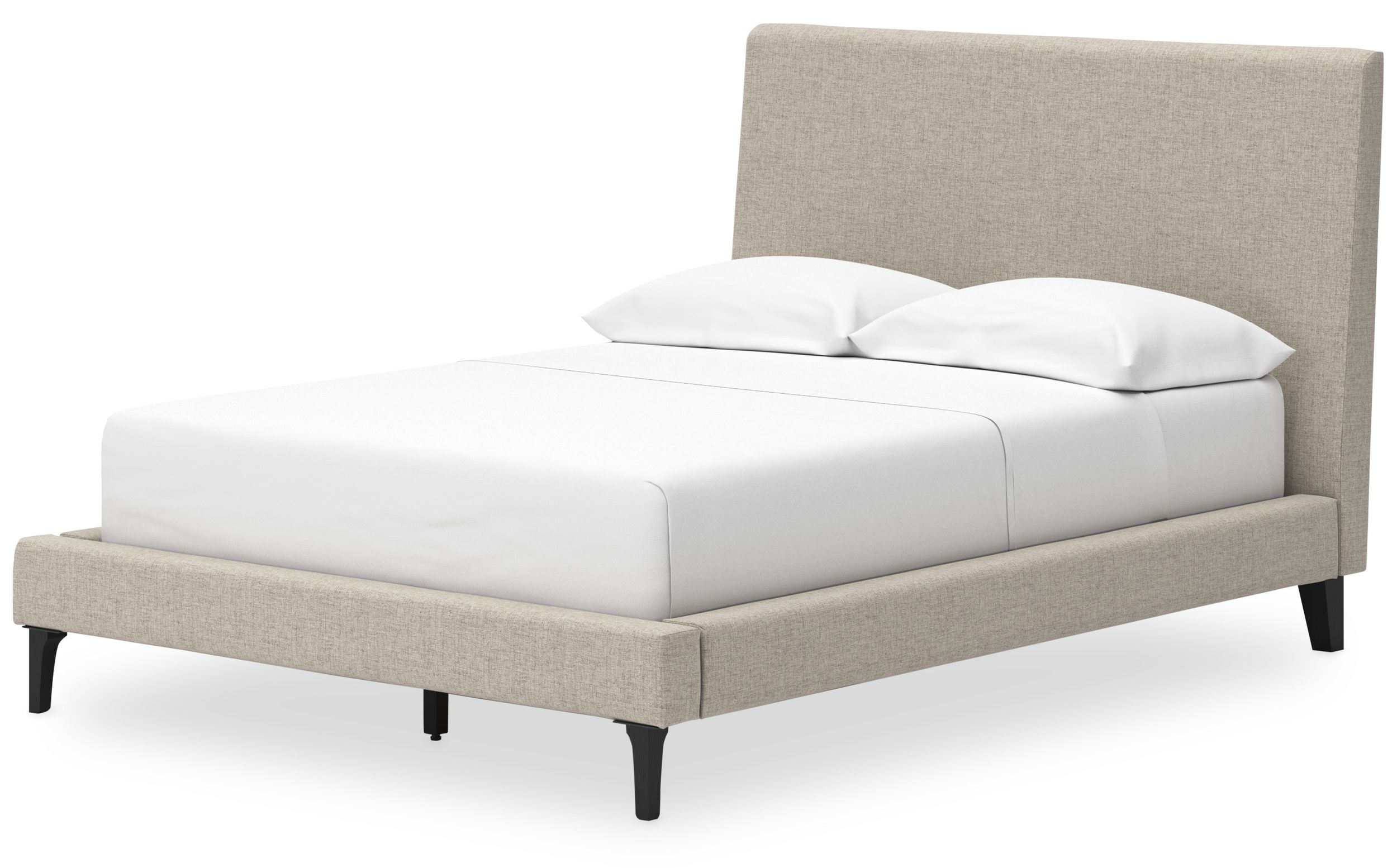 Cielden Fabric Low Profile Bed