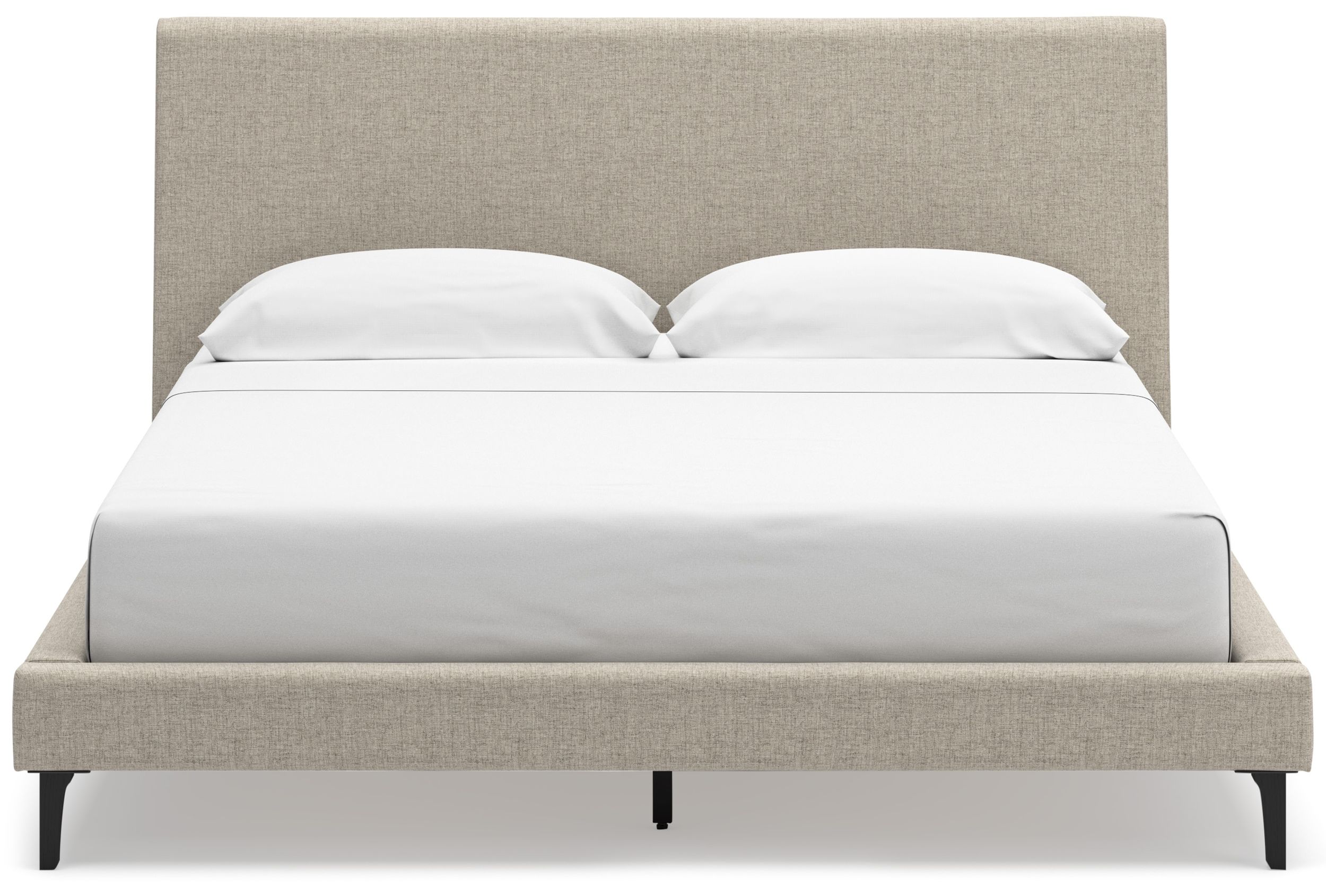 Cielden Fabric Low Profile Bed, California King Size