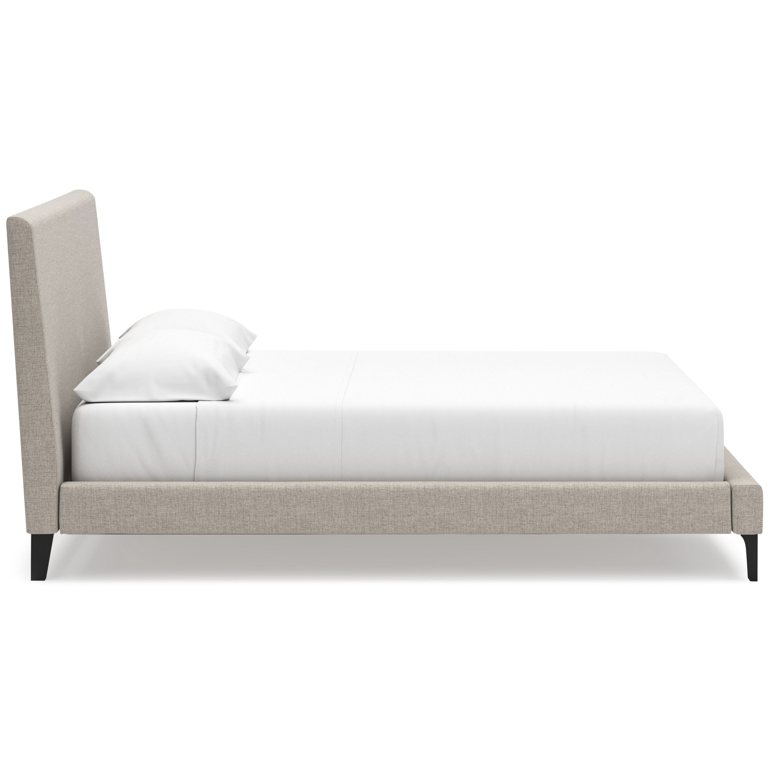 Cielden Fabric Low Profile Bed, California King Size